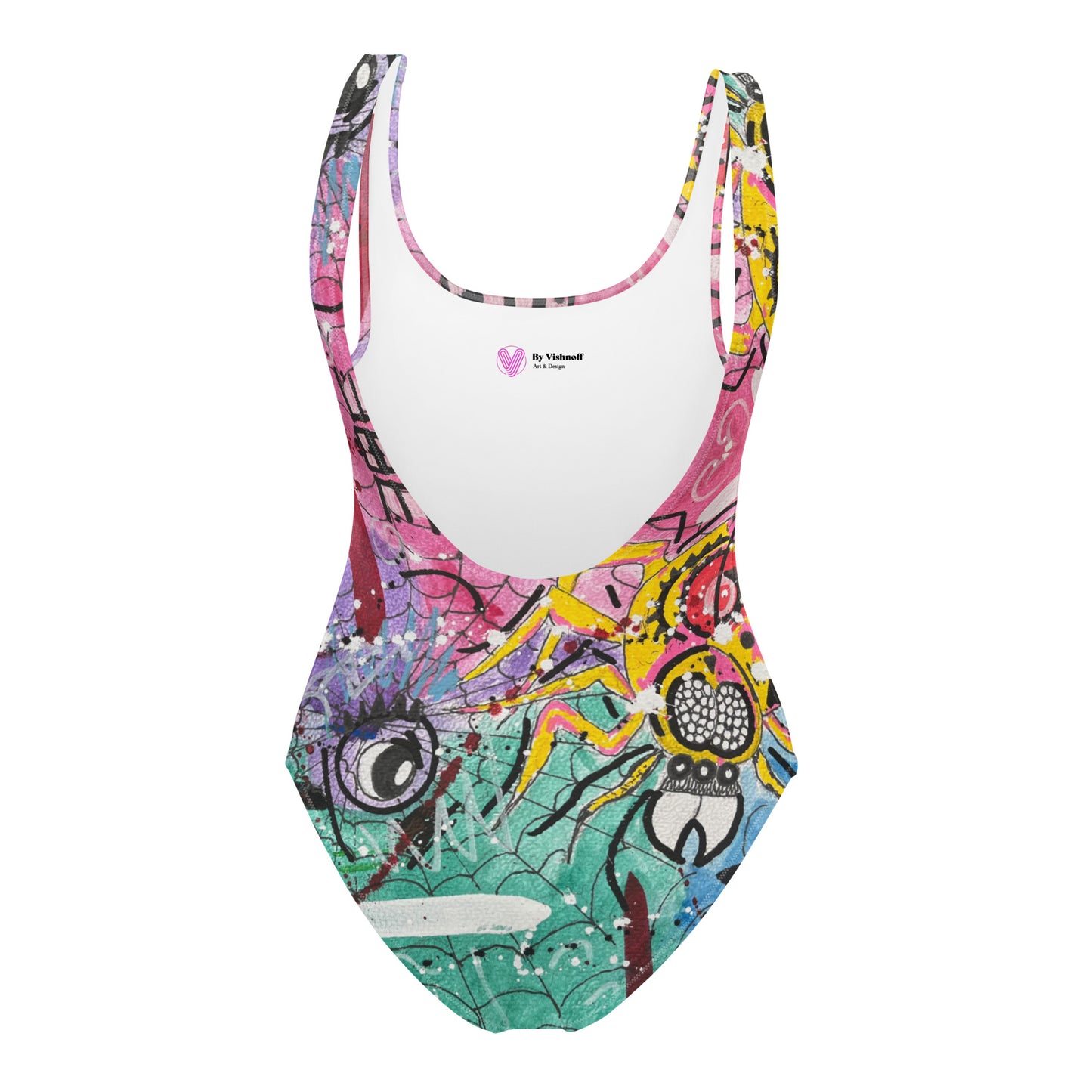 Web One-Piece Swimsuit
