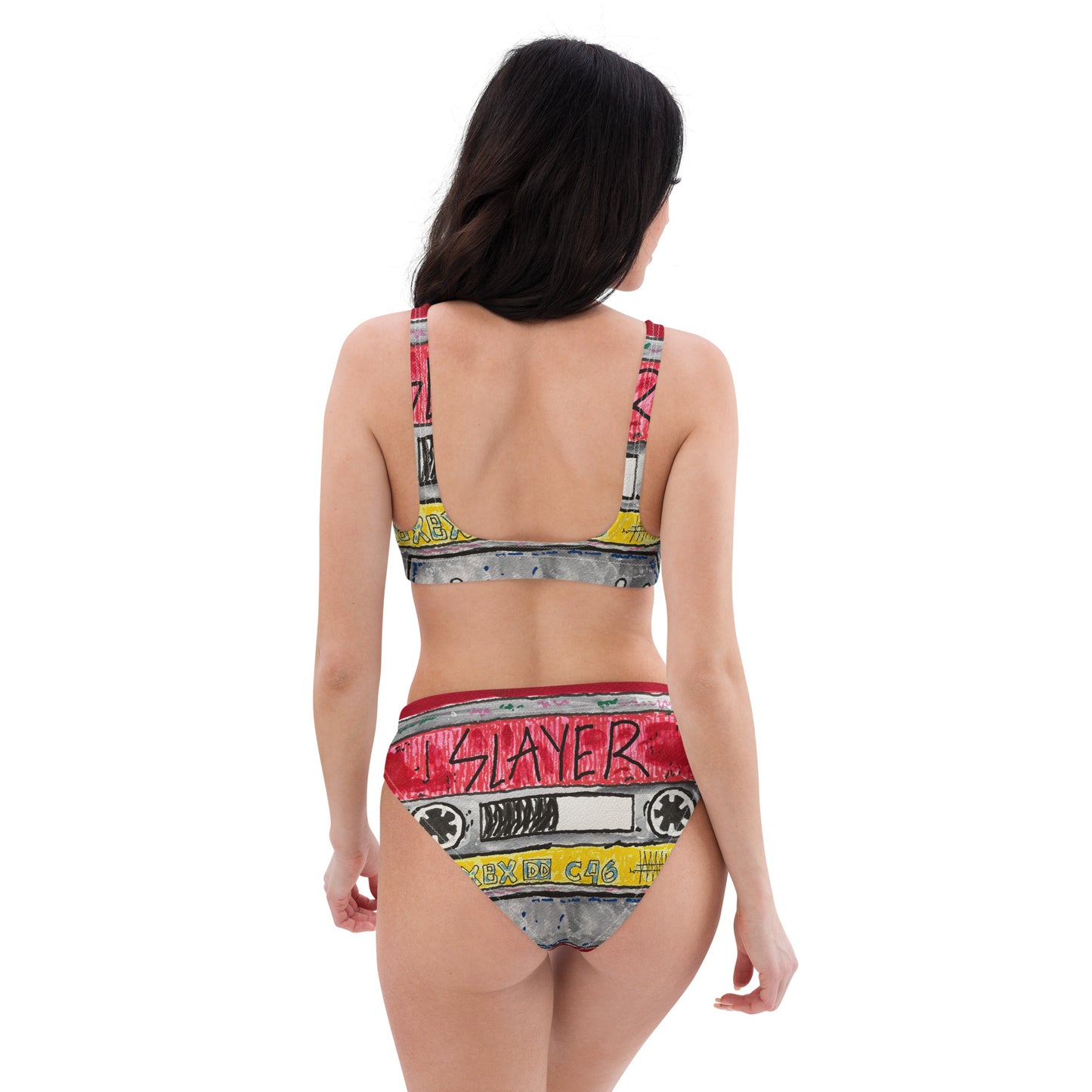 Slayer Recycled high-waisted bikini