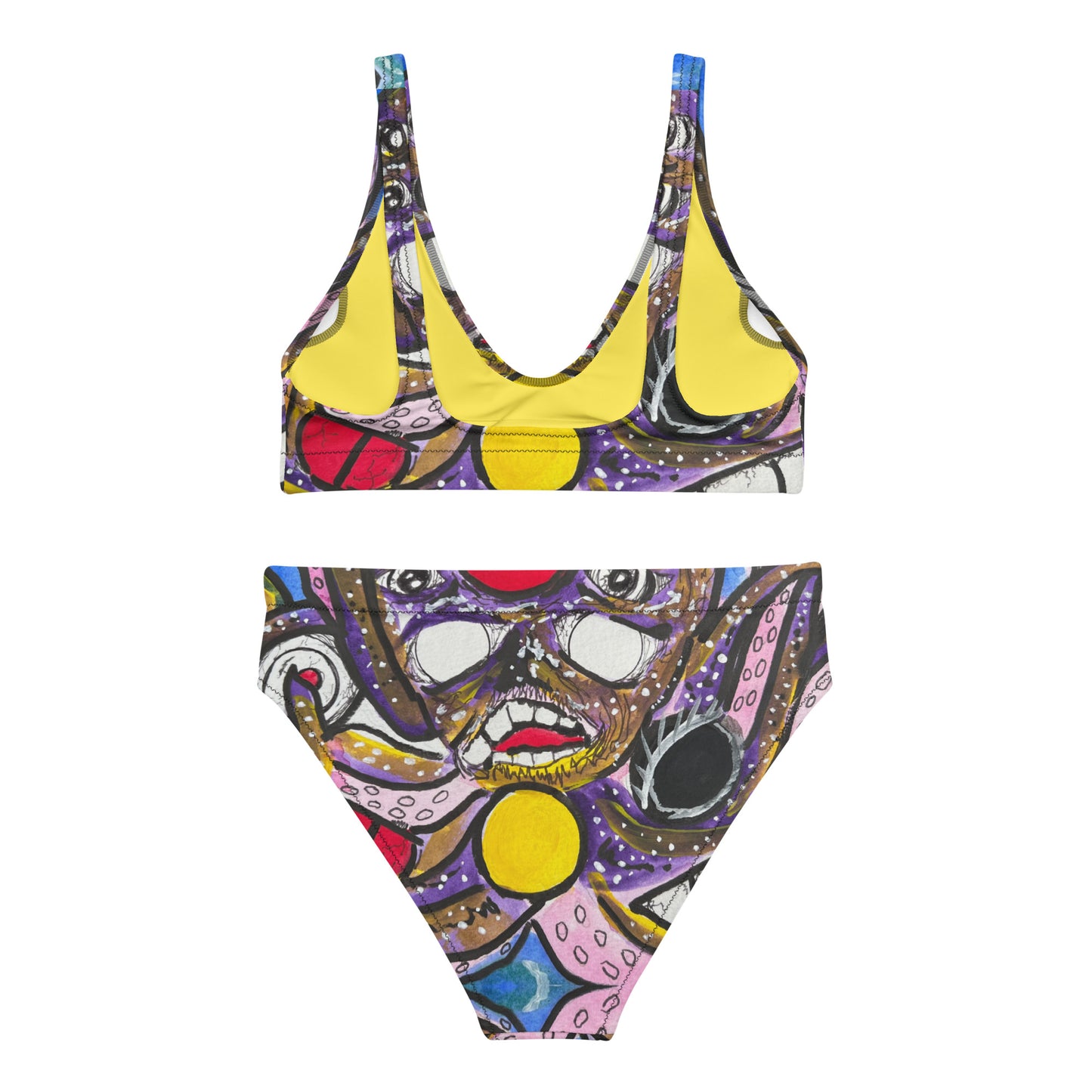 Kraken Recycled high-waisted bikini