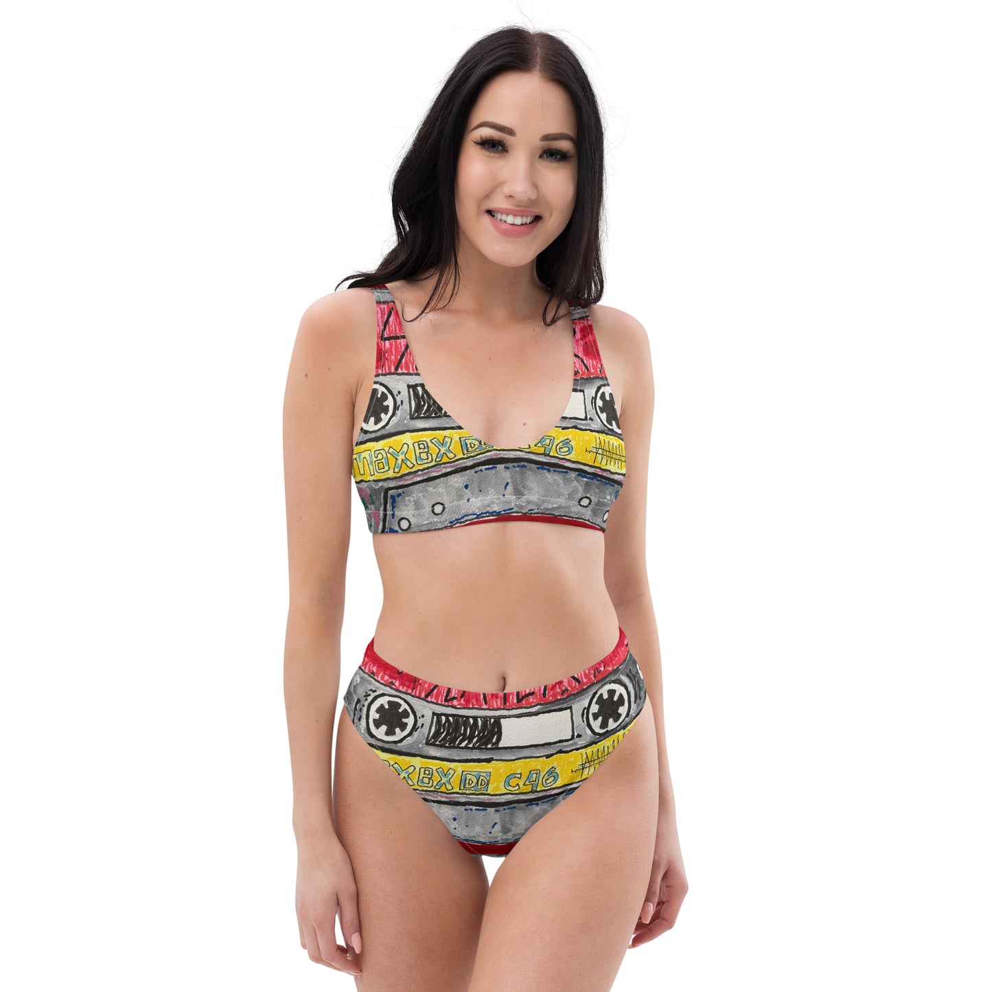 Slayer Recycled high-waisted bikini
