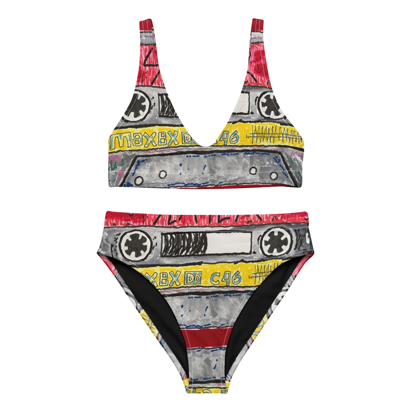 Slayer Recycled high-waisted bikini