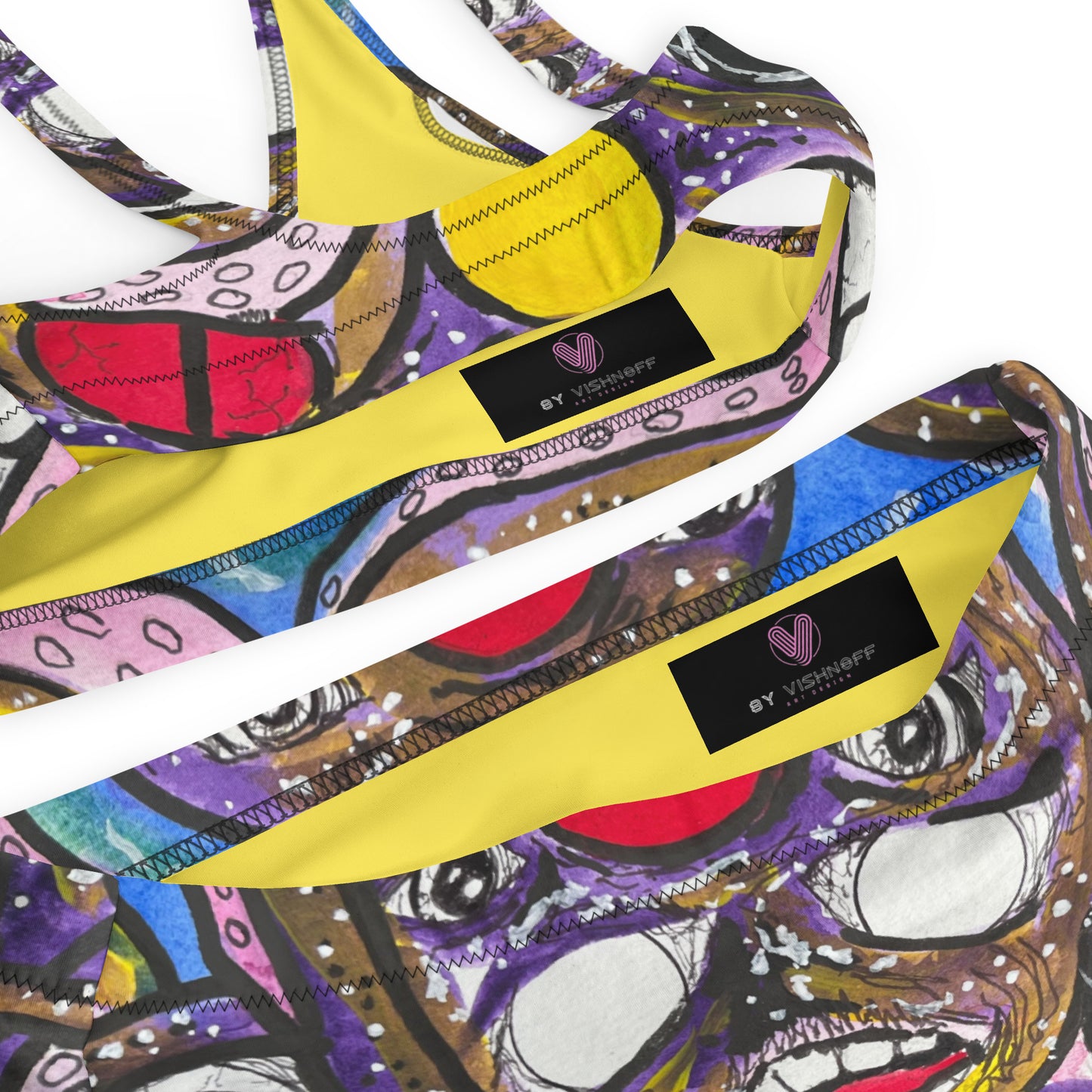 Kraken Recycled high-waisted bikini