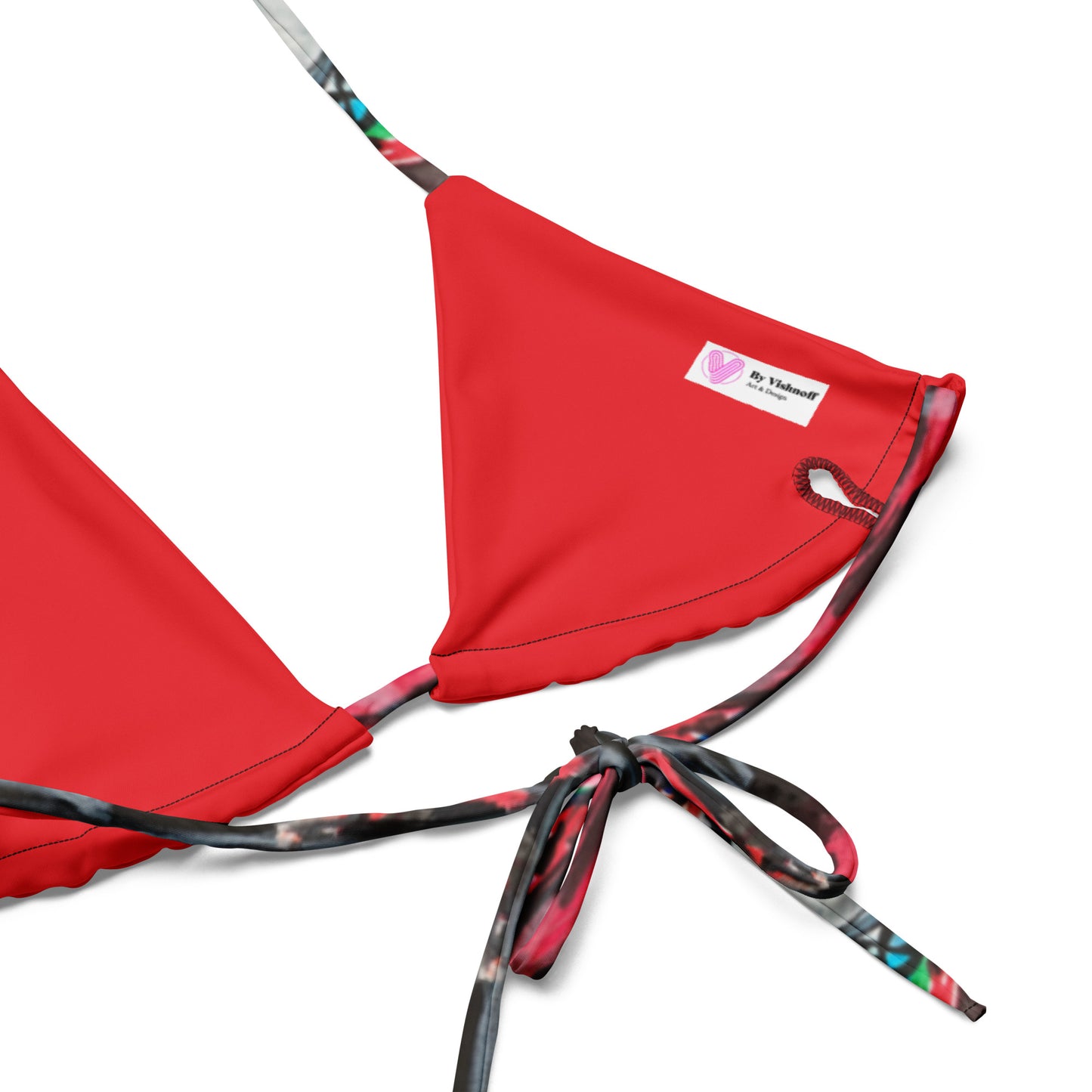 Monster All-over print recycled string bikini