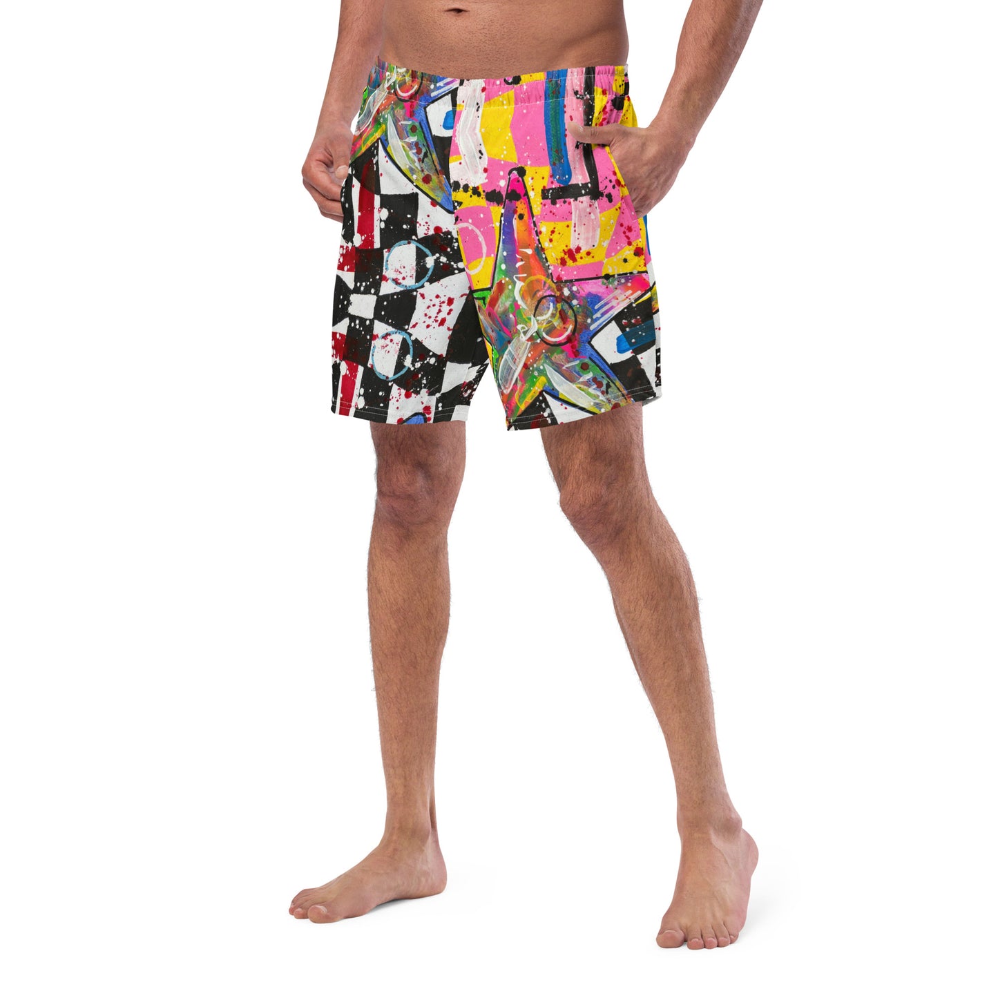 Star Trip Men's swim trunks