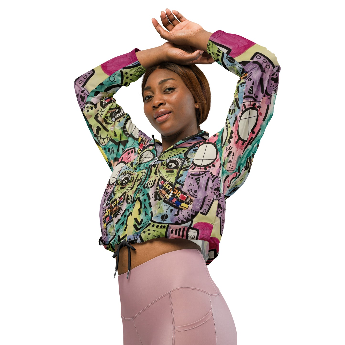 Indian Morning Women’s cropped windbreaker