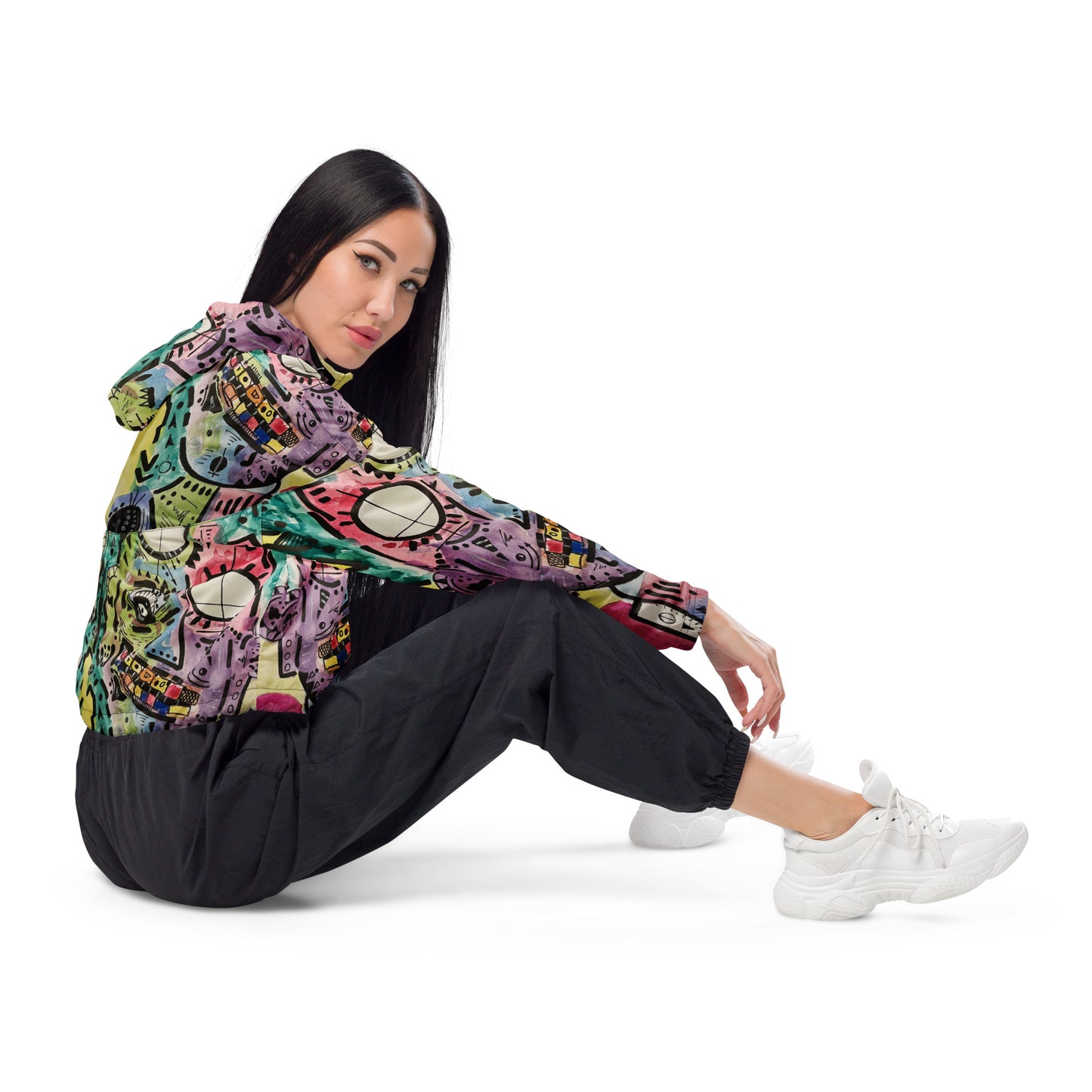 Indian Morning Women’s cropped windbreaker