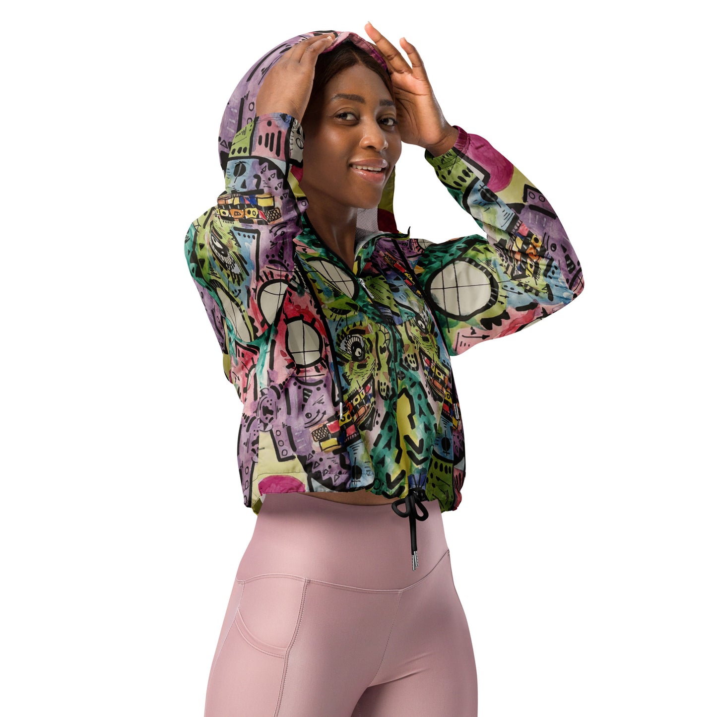 Indian Morning Women’s cropped windbreaker