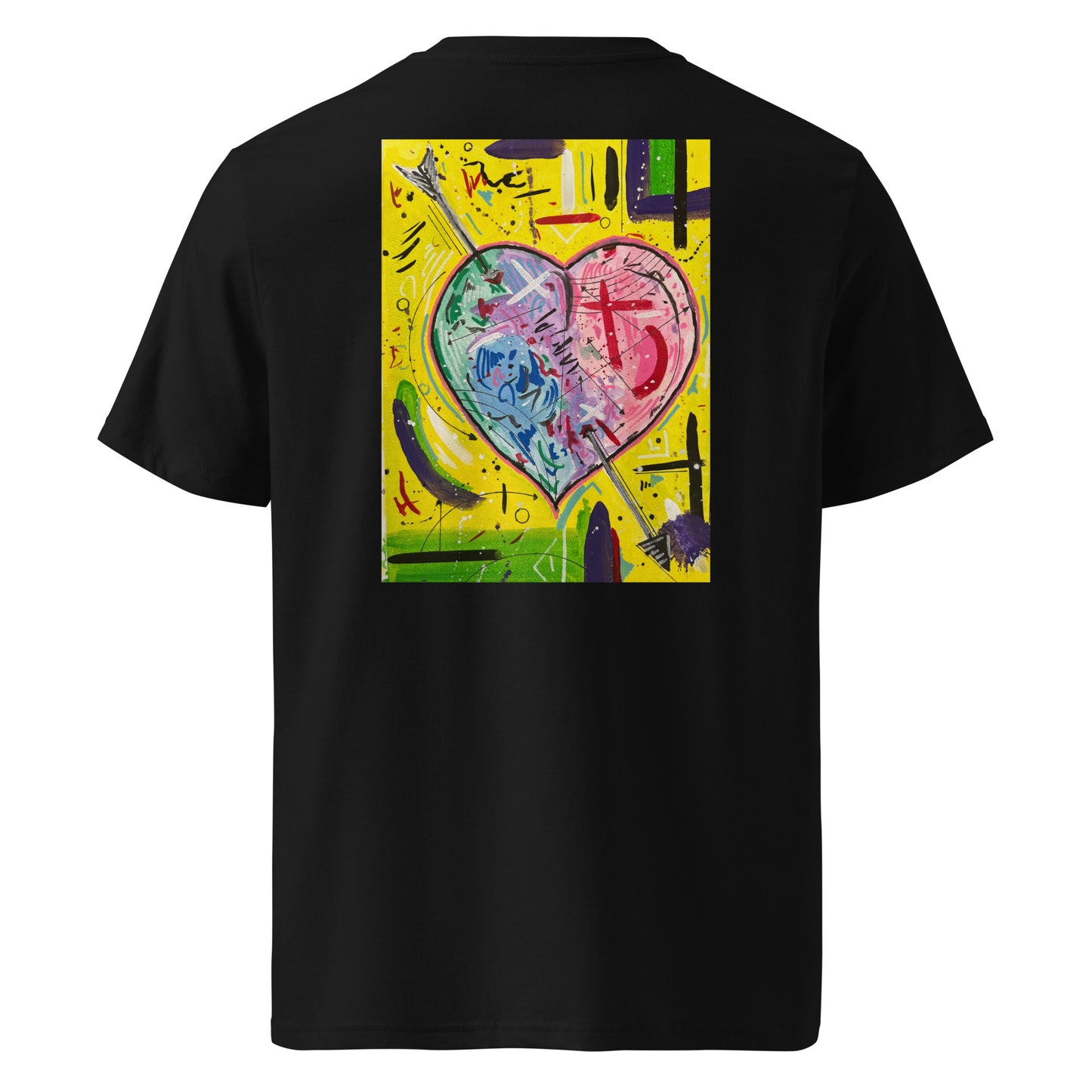Heart Unisex organic cotton t-shirt
