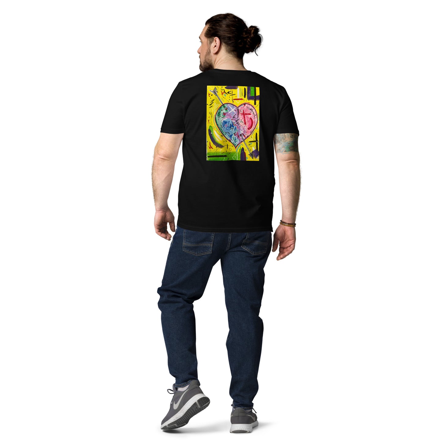 Heart Unisex organic cotton t-shirt