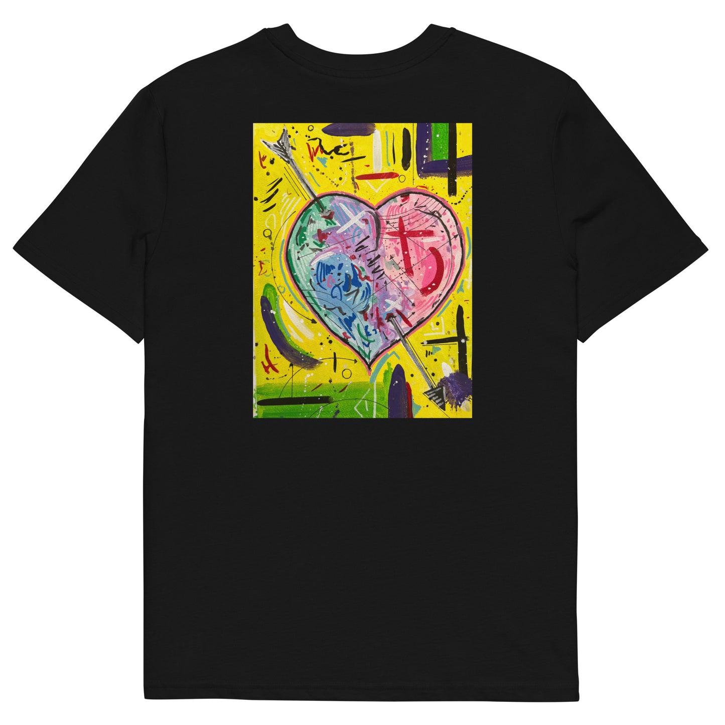 Heart Unisex organic cotton t-shirt
