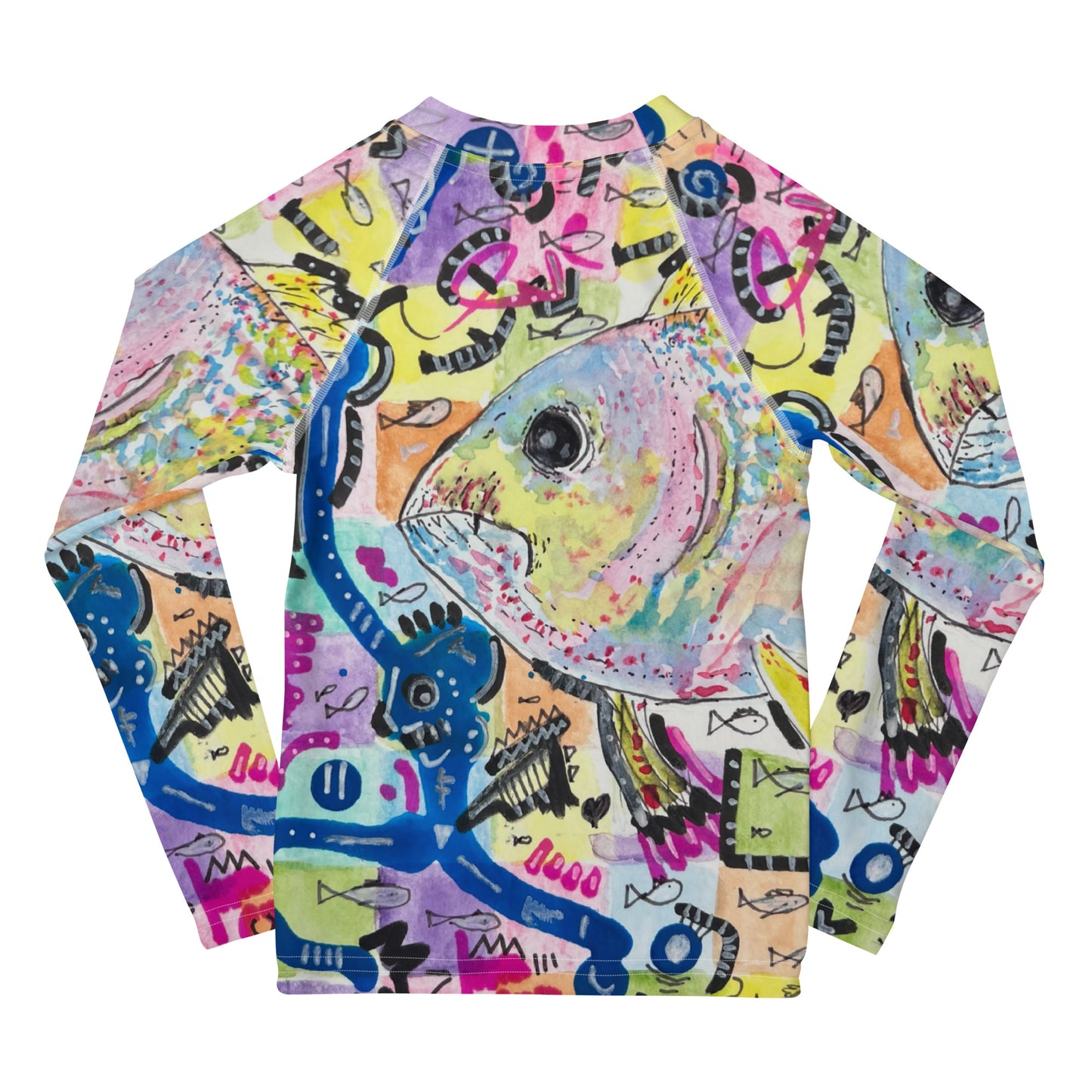 Go Fishing Kids Rash Guard