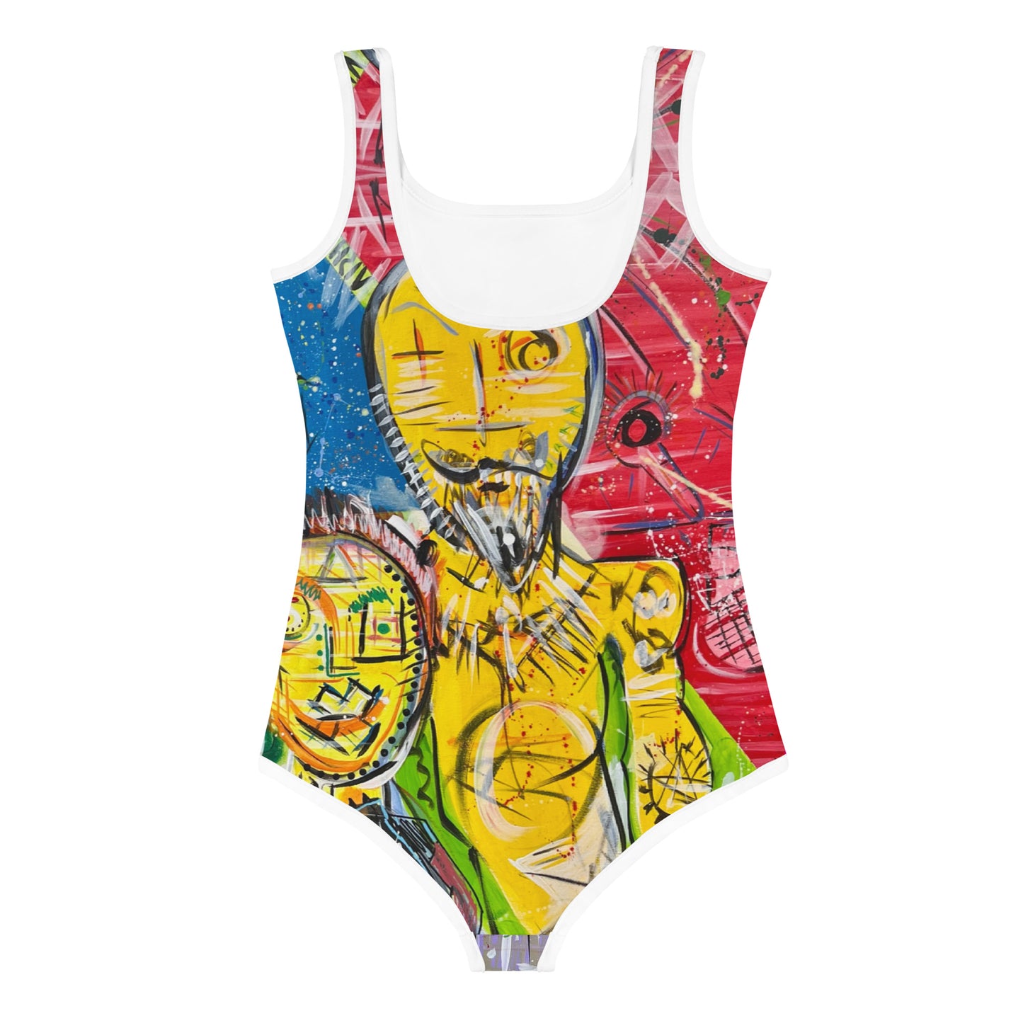 Family V All-Over Print Kids Swimsuit