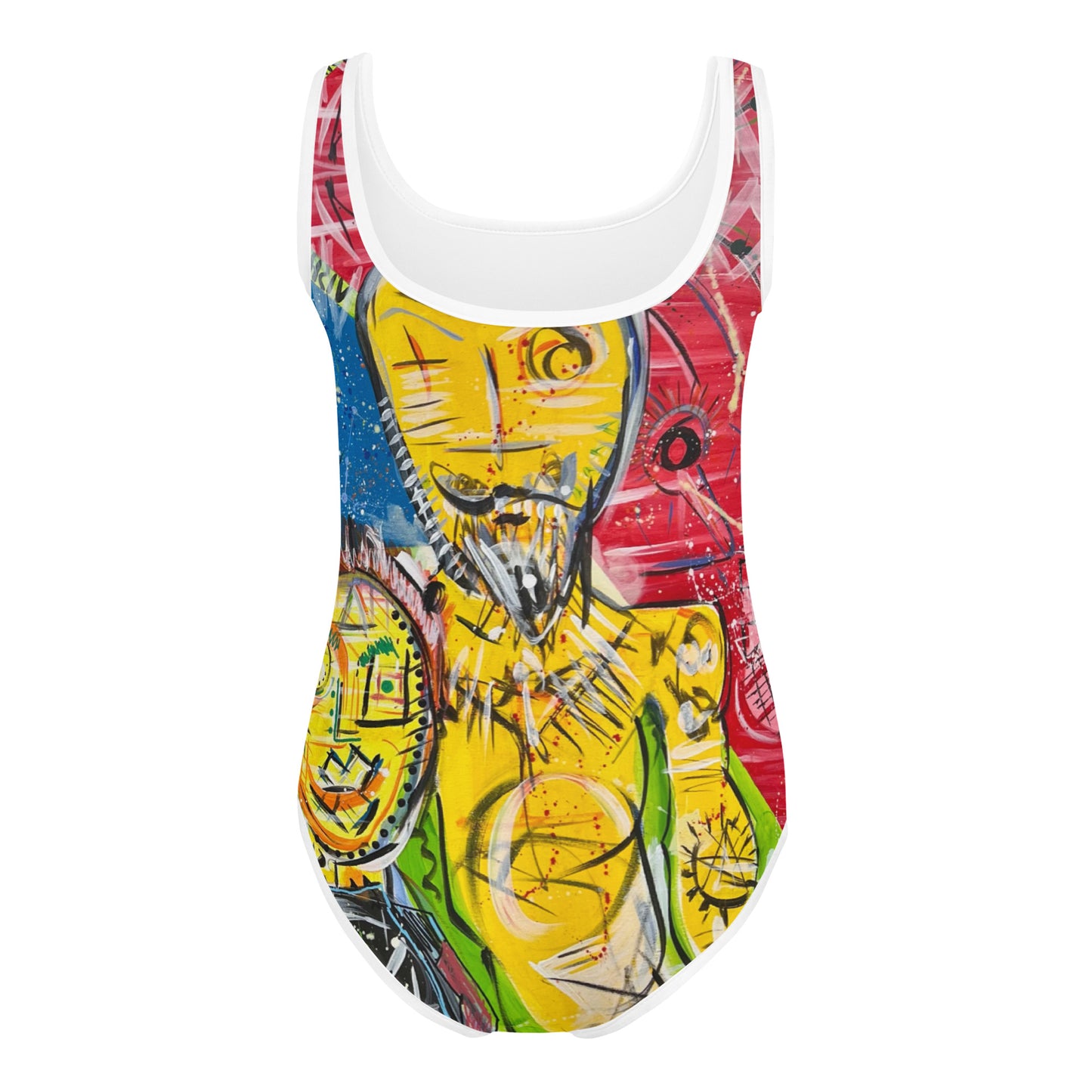 Family V All-Over Print Kids Swimsuit