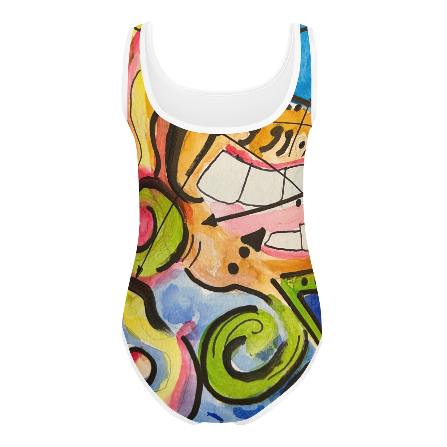 Zion All-Over Print Kids Swimsuit