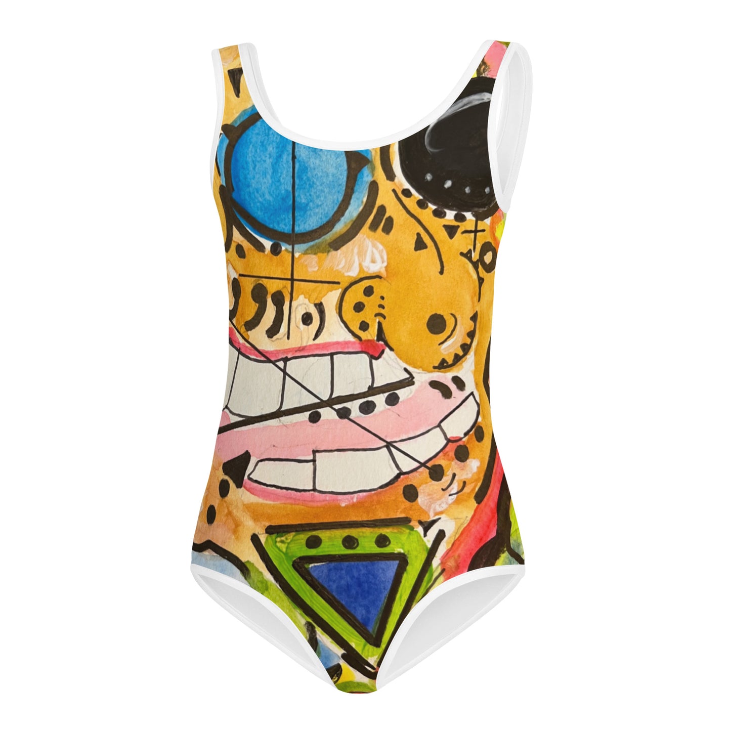 Zion All-Over Print Kids Swimsuit