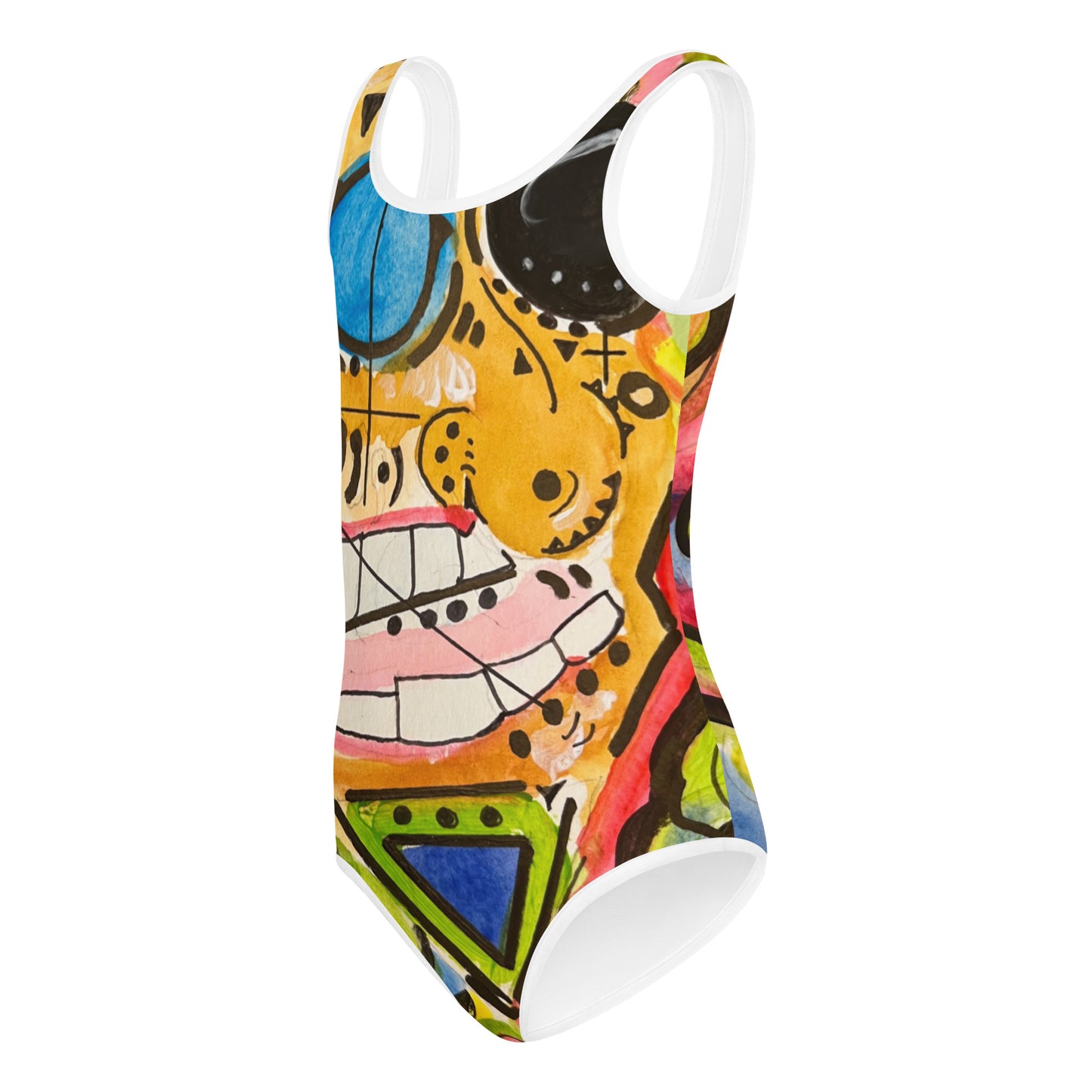 Zion All-Over Print Kids Swimsuit