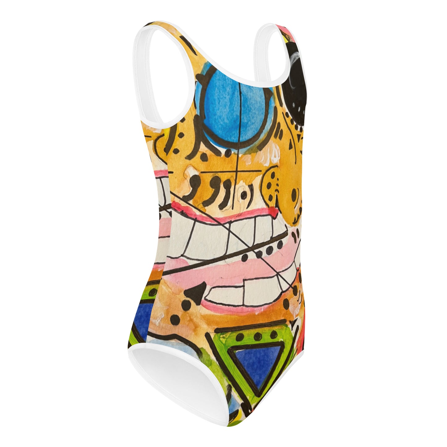 Zion All-Over Print Kids Swimsuit