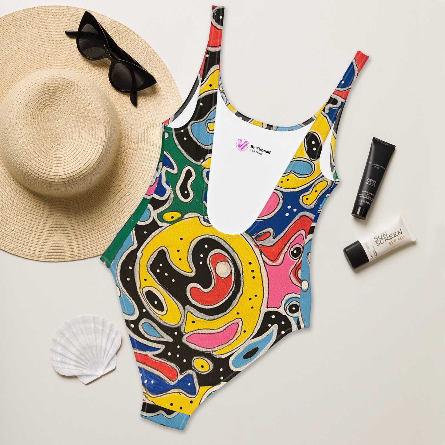 Colors One-Piece Swimsuit