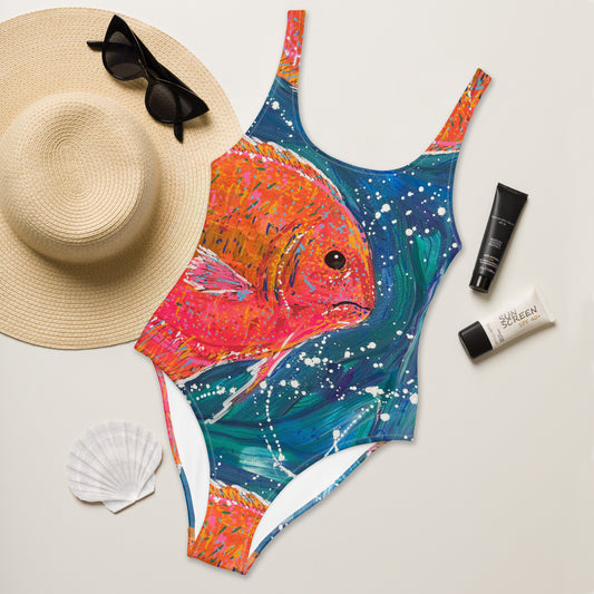 Fish One-Piece Swimsuit