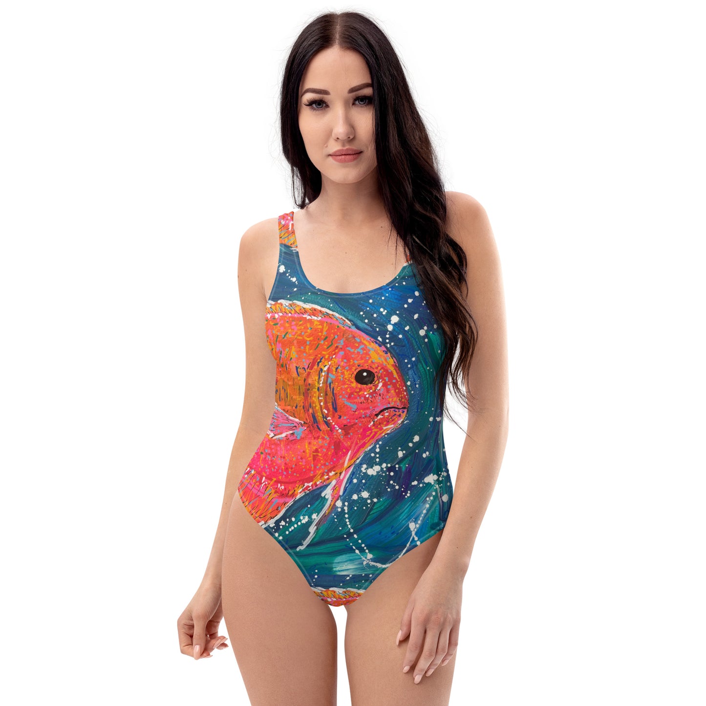 Fish One-Piece Swimsuit