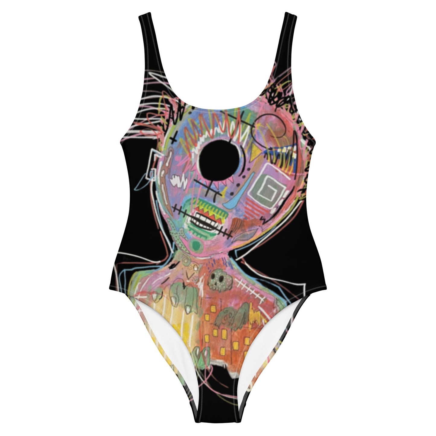 Punk Girl One-Piece Swimsuit