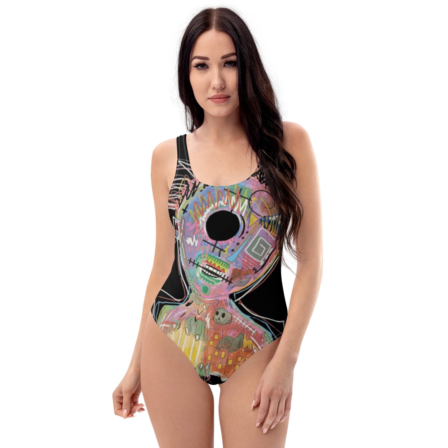 Punk Girl One-Piece Swimsuit