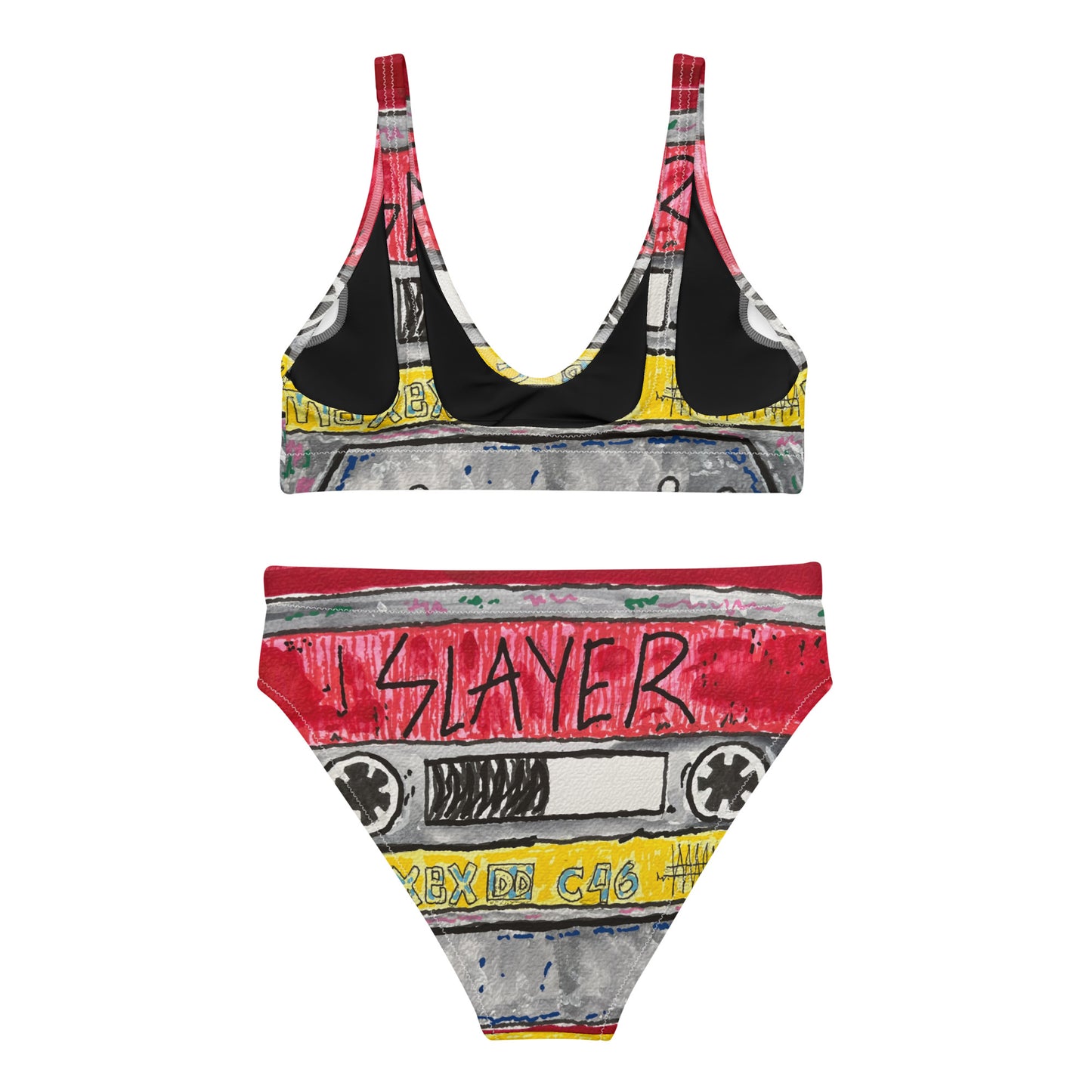 Slayer Recycled high-waisted bikini