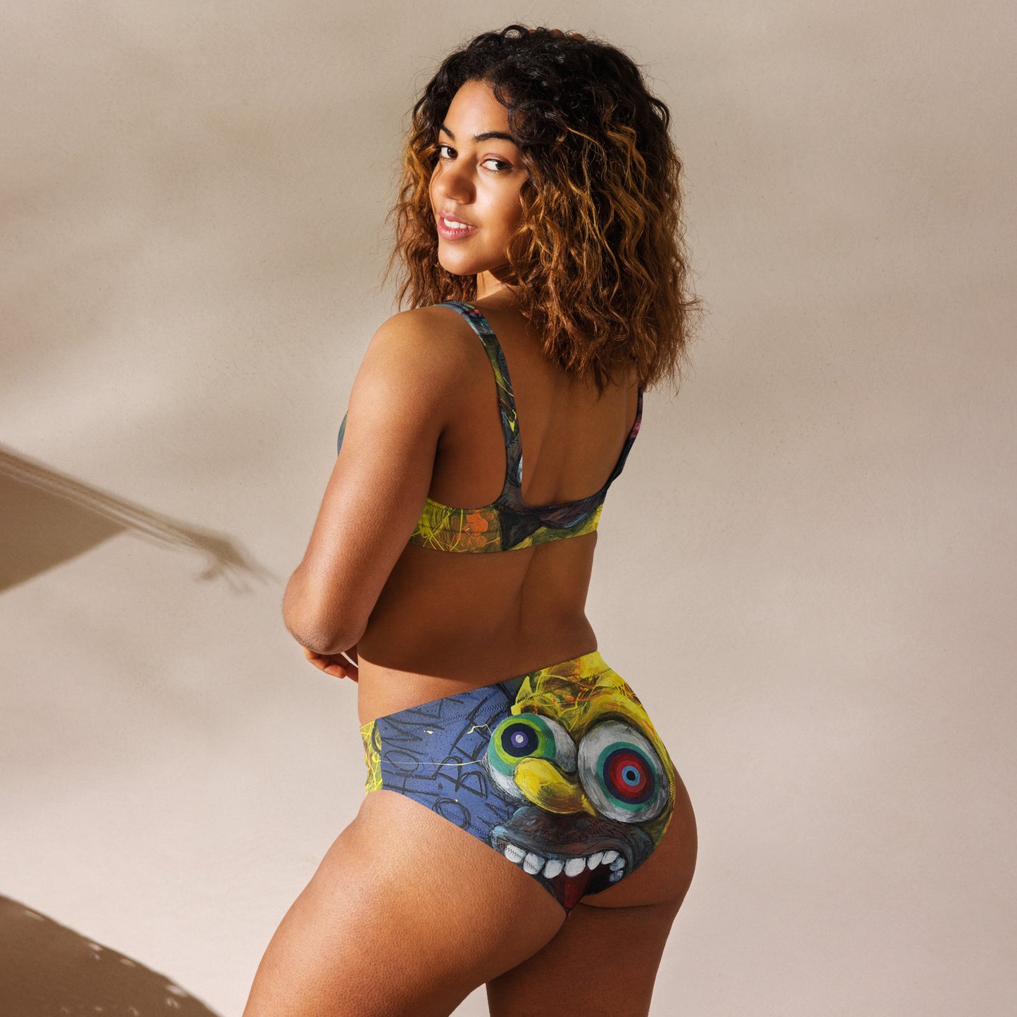 Homer Recycled high-waisted bikini