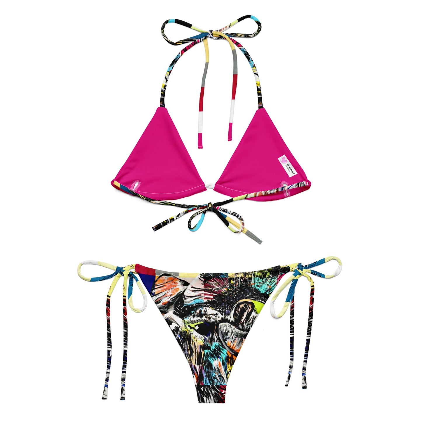 Chivo All-over print recycled string bikini