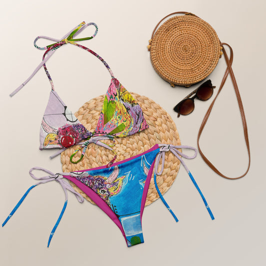 Matador All-over print recycled string bikini