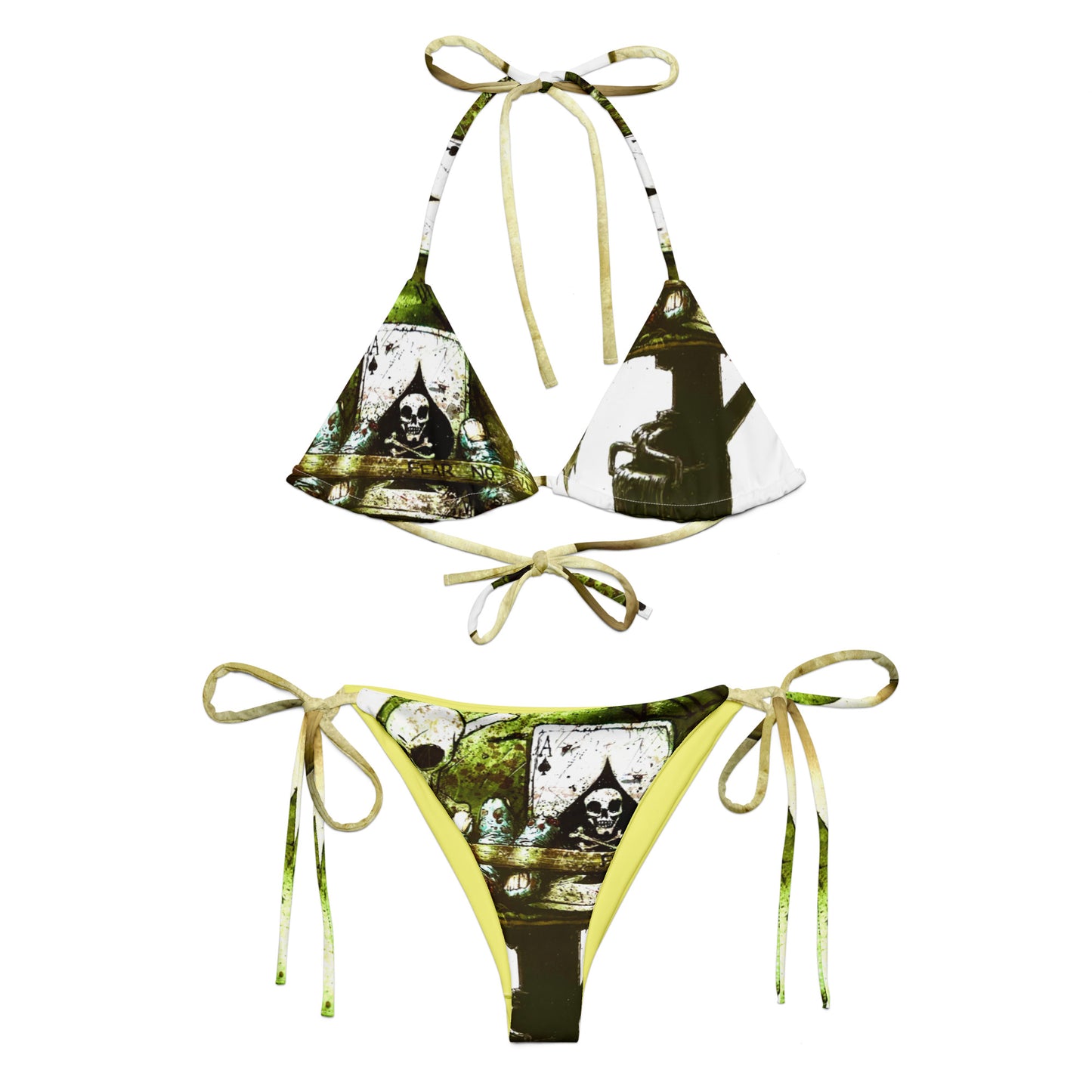 Vietnam All-over print recycled string bikini