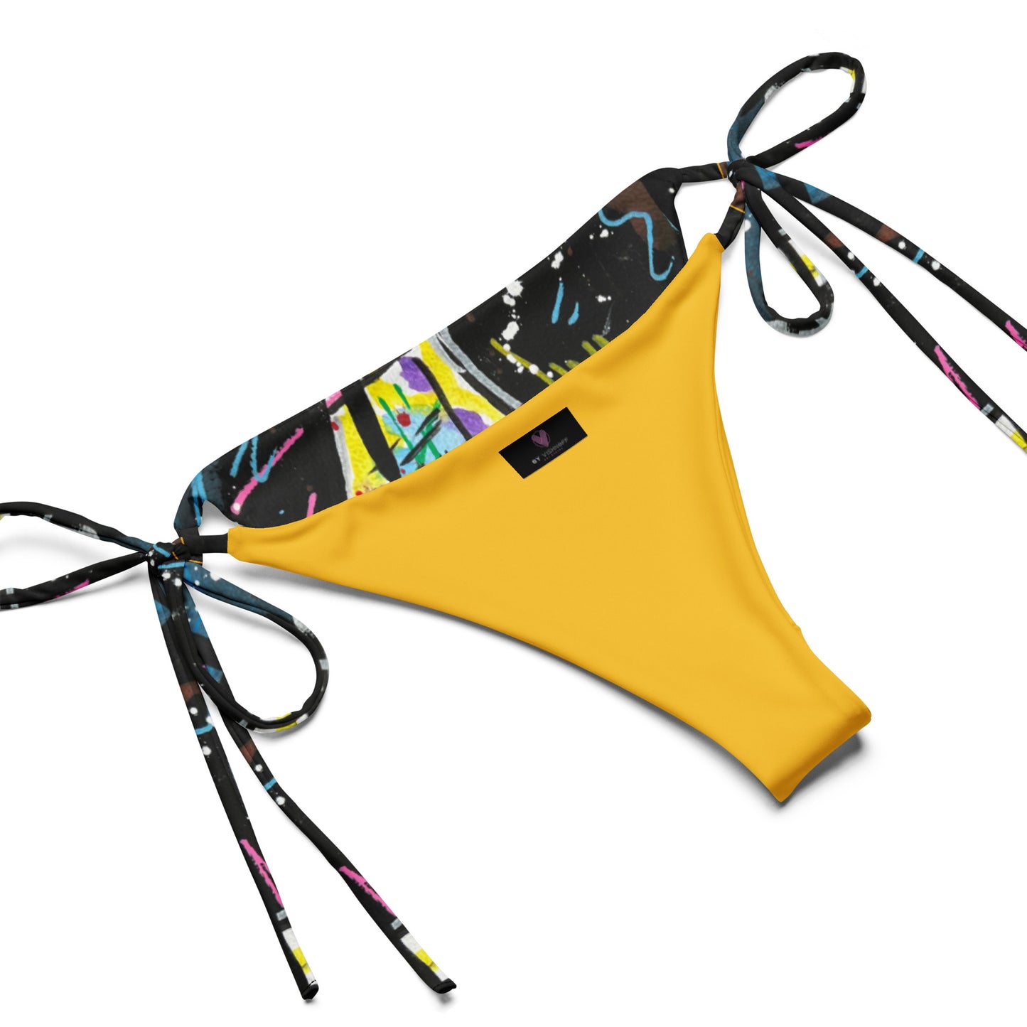 Idea All-over print recycled string bikini