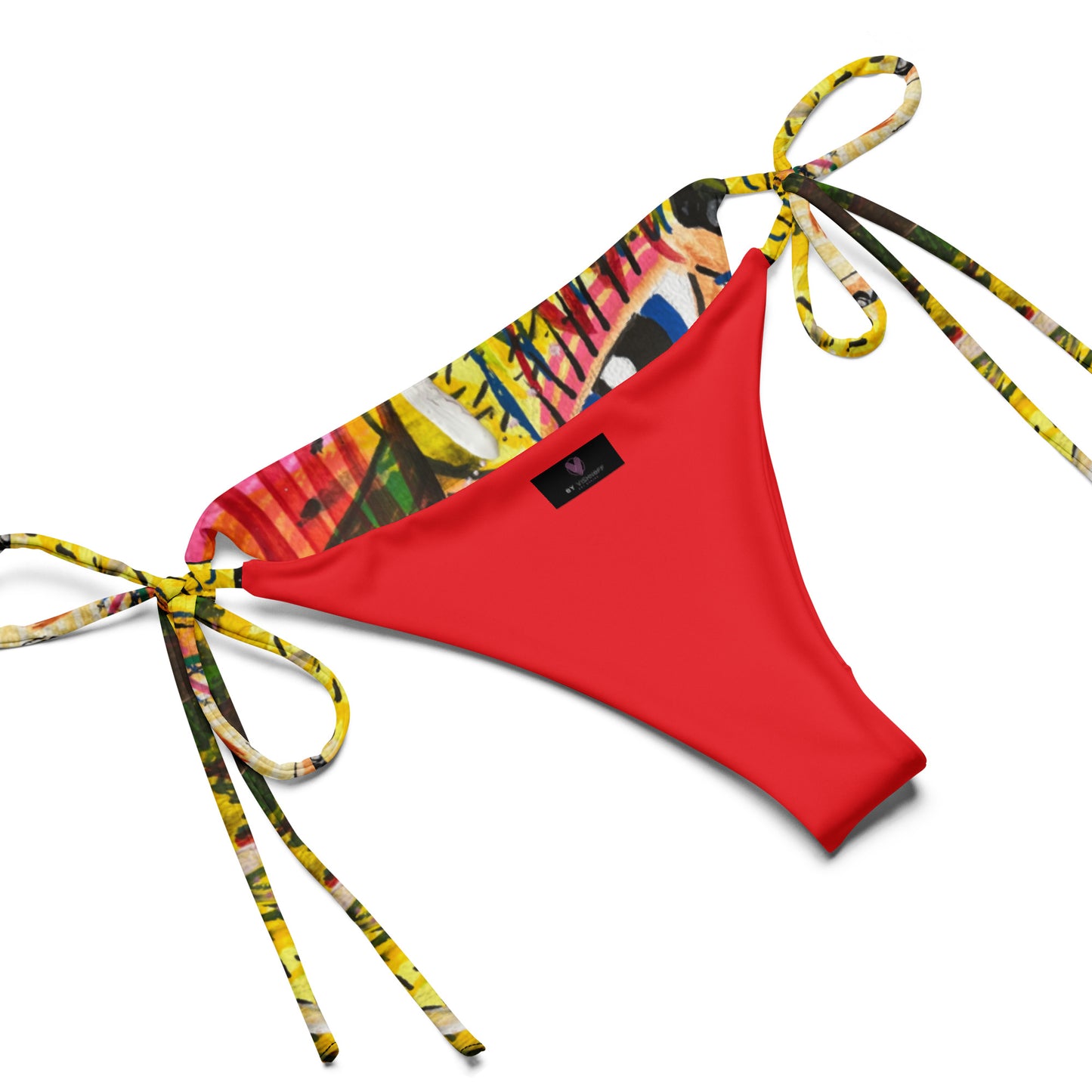 Cartagena All-over print recycled string bikini