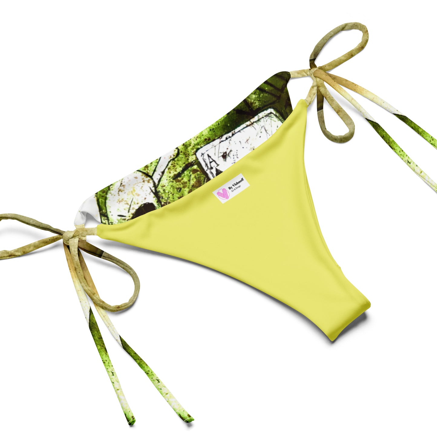 Vietnam All-over print recycled string bikini