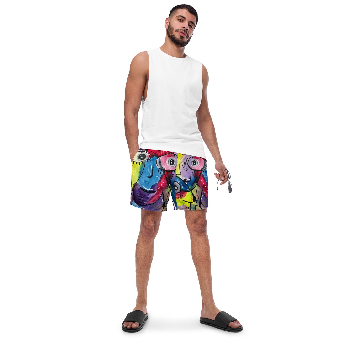 Faces Men's swim trunks