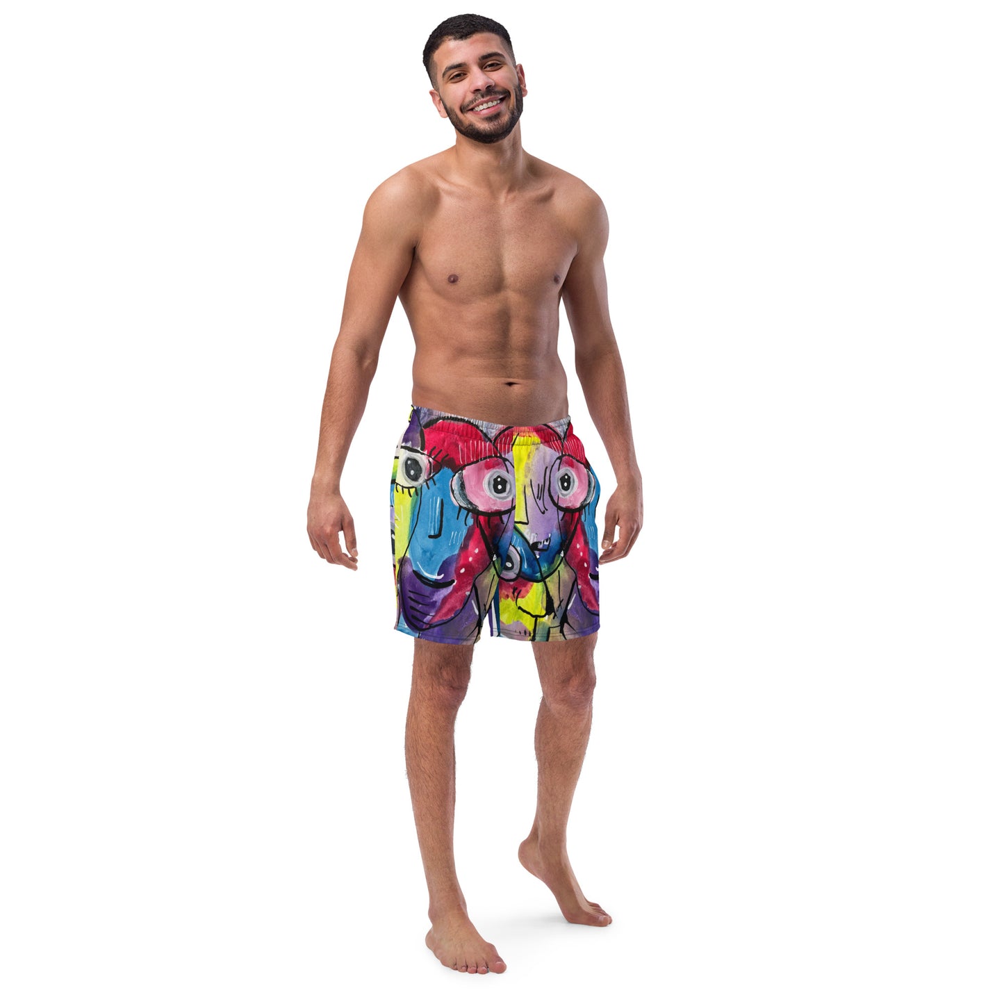 Faces Men's swim trunks