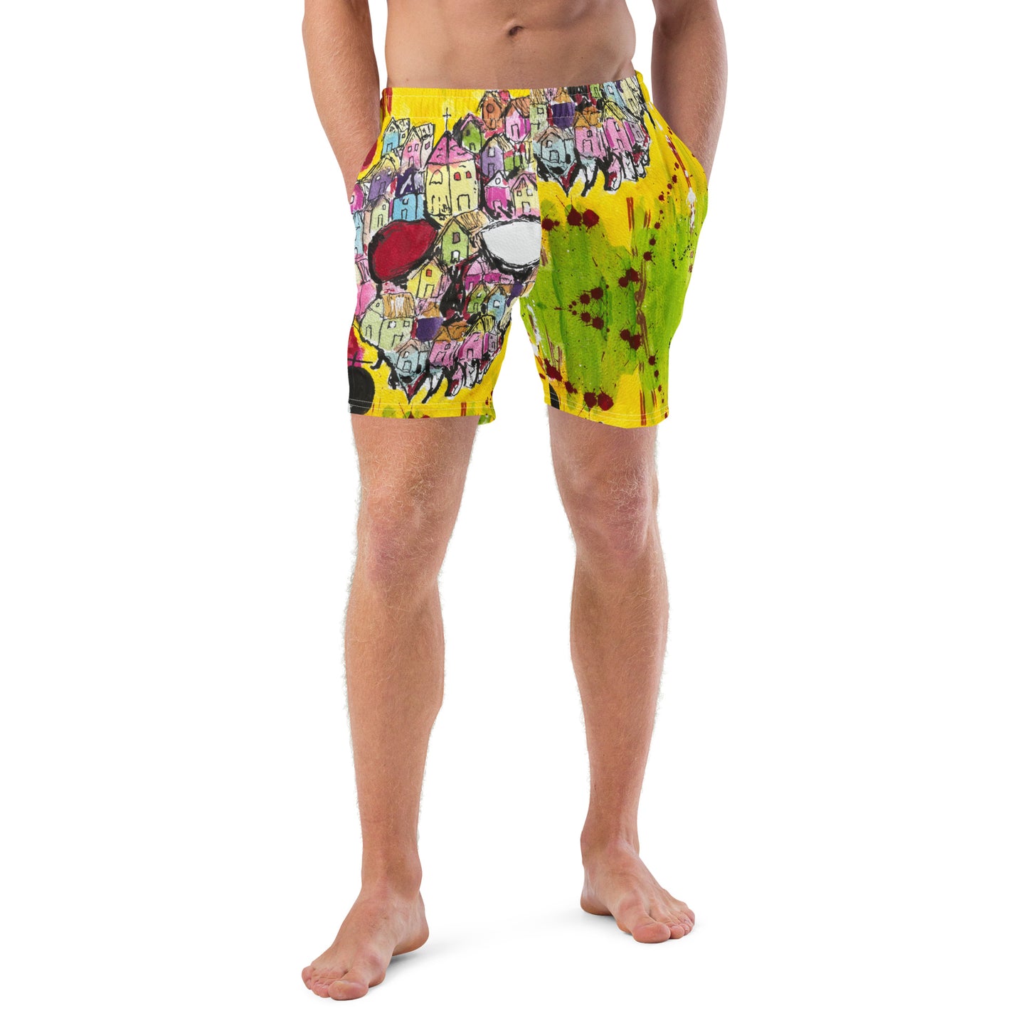 Ghost Town Men's swim trunks