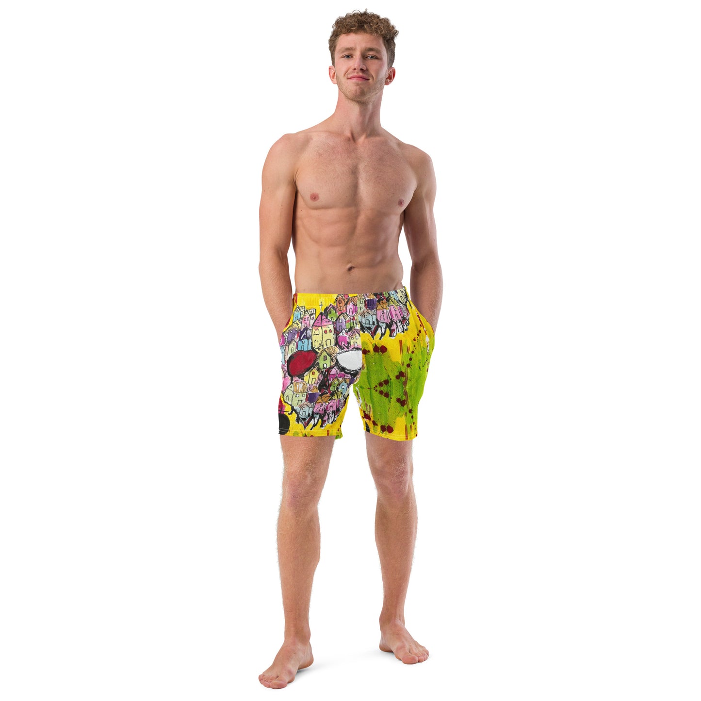 Ghost Town Men's swim trunks