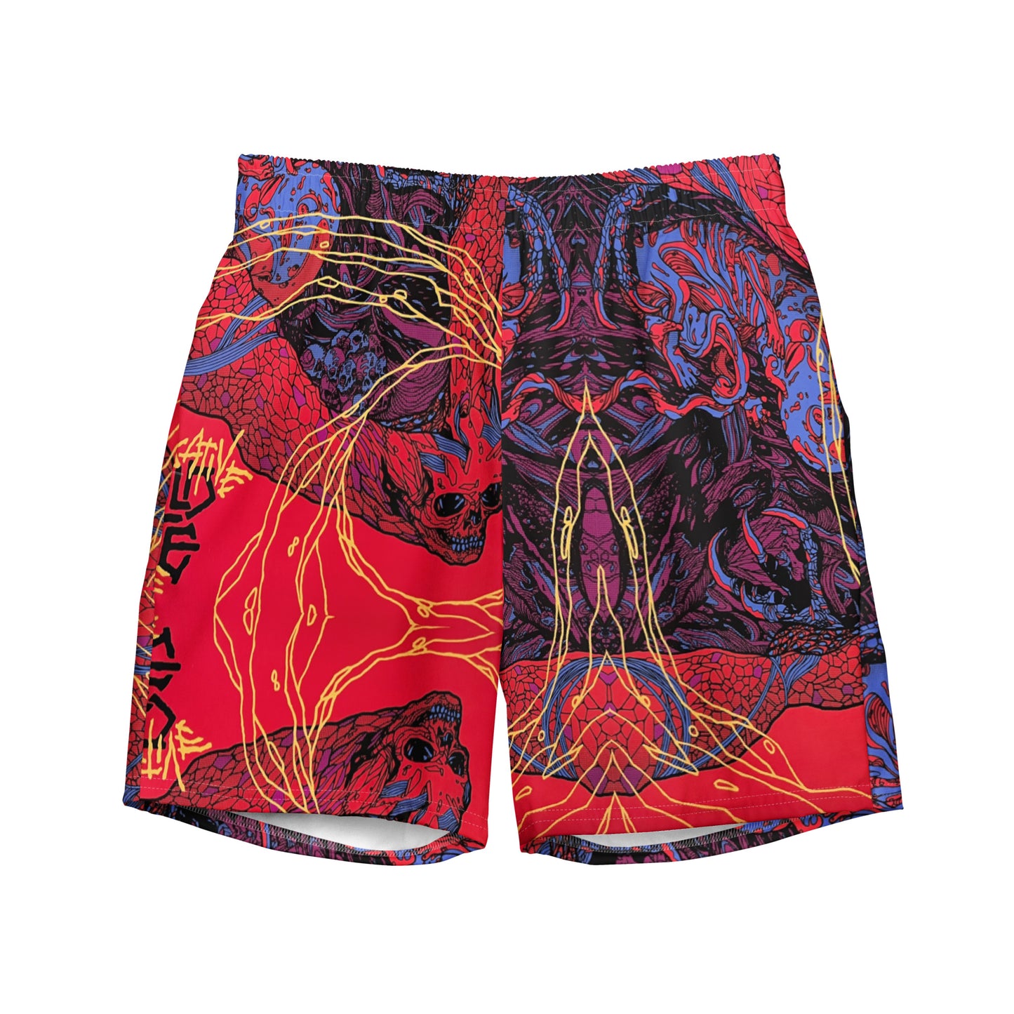 Noise All-Over Print Recycled Swim Trunks