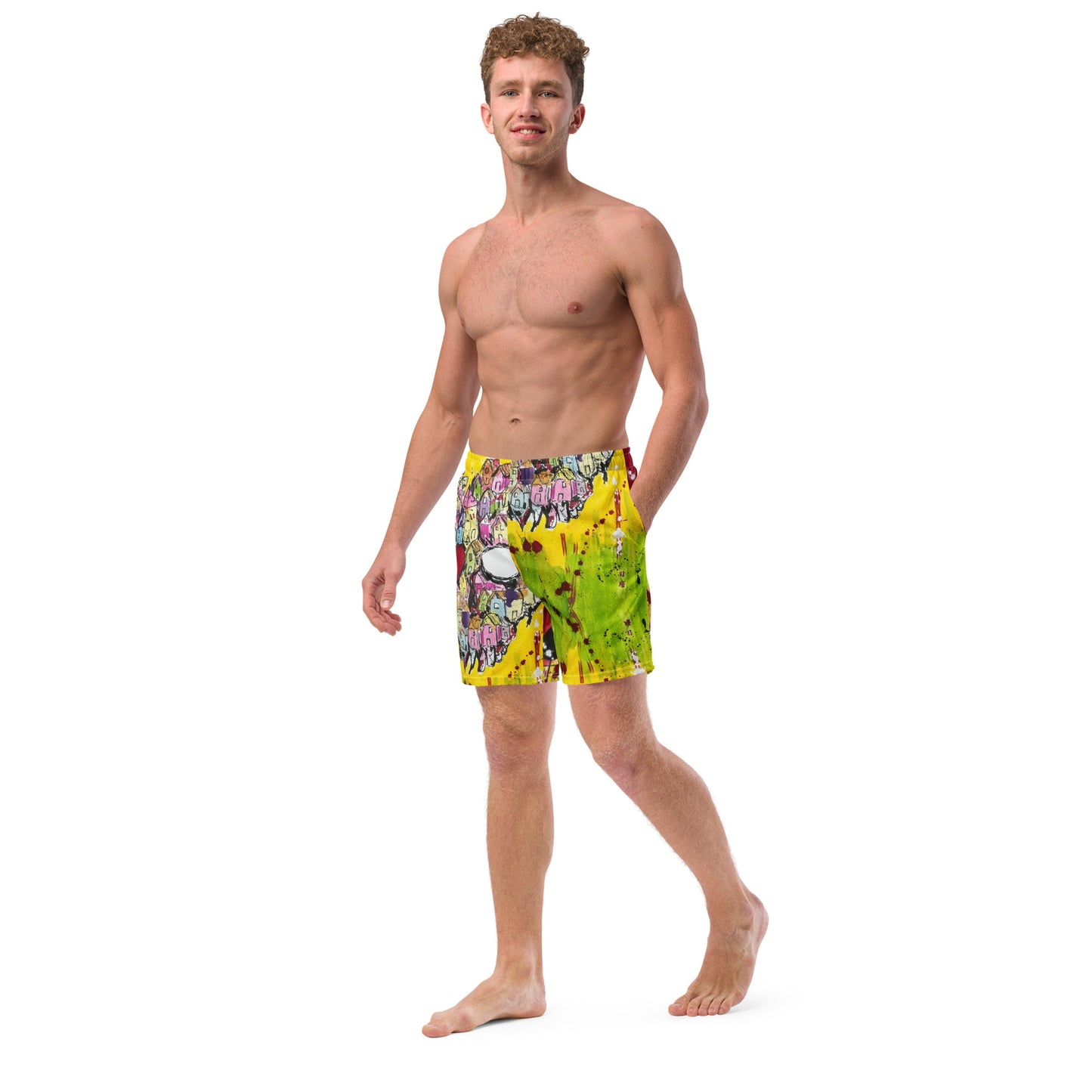 Ghost Town Men's swim trunks