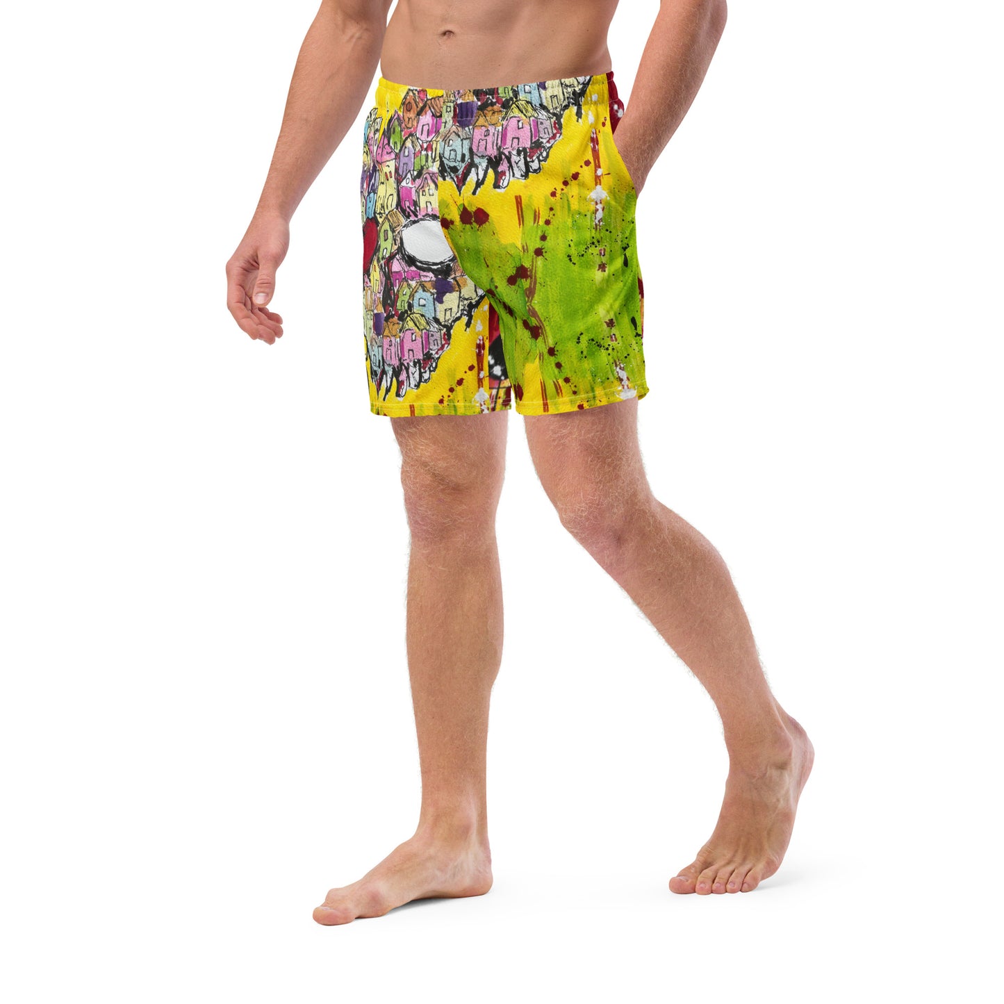 Ghost Town Men's swim trunks