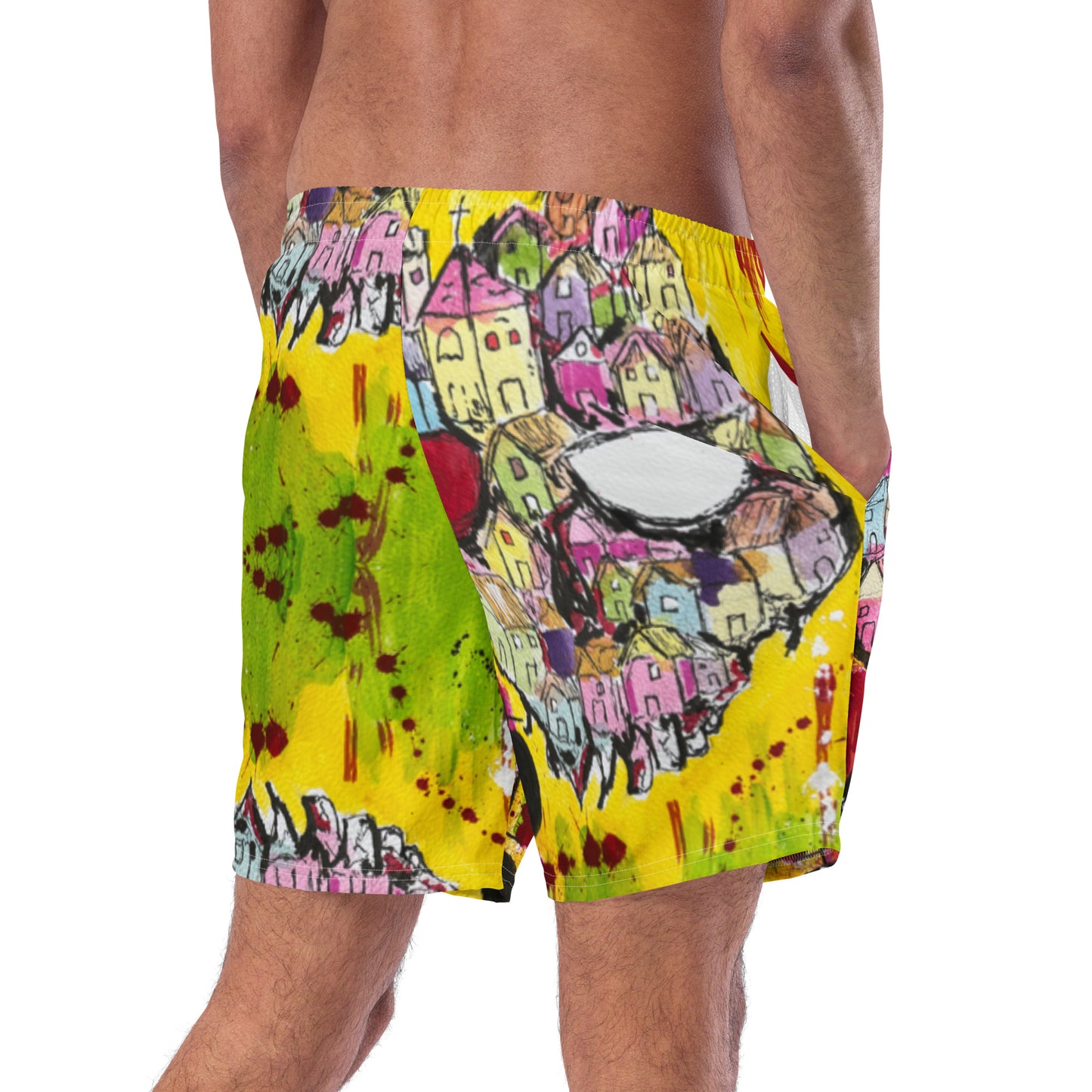 Ghost Town Men's swim trunks