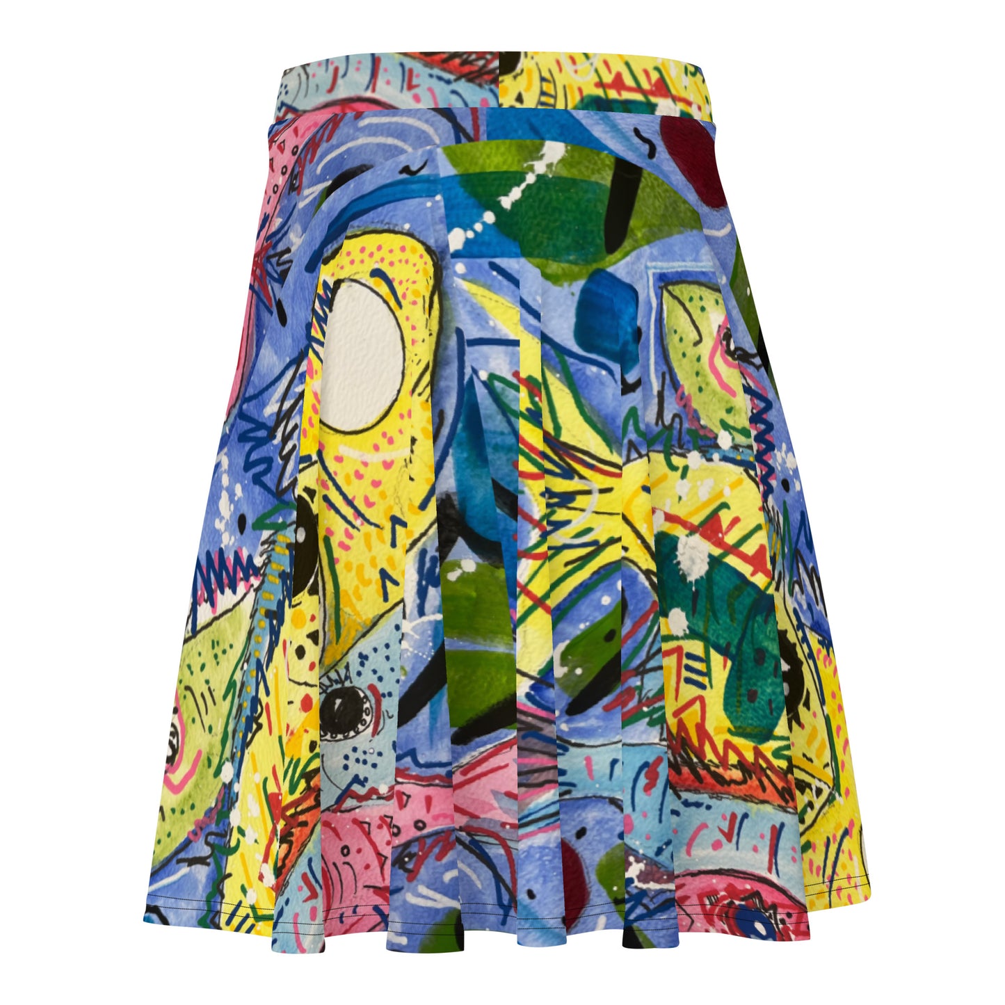 Fish II Skater Skirt