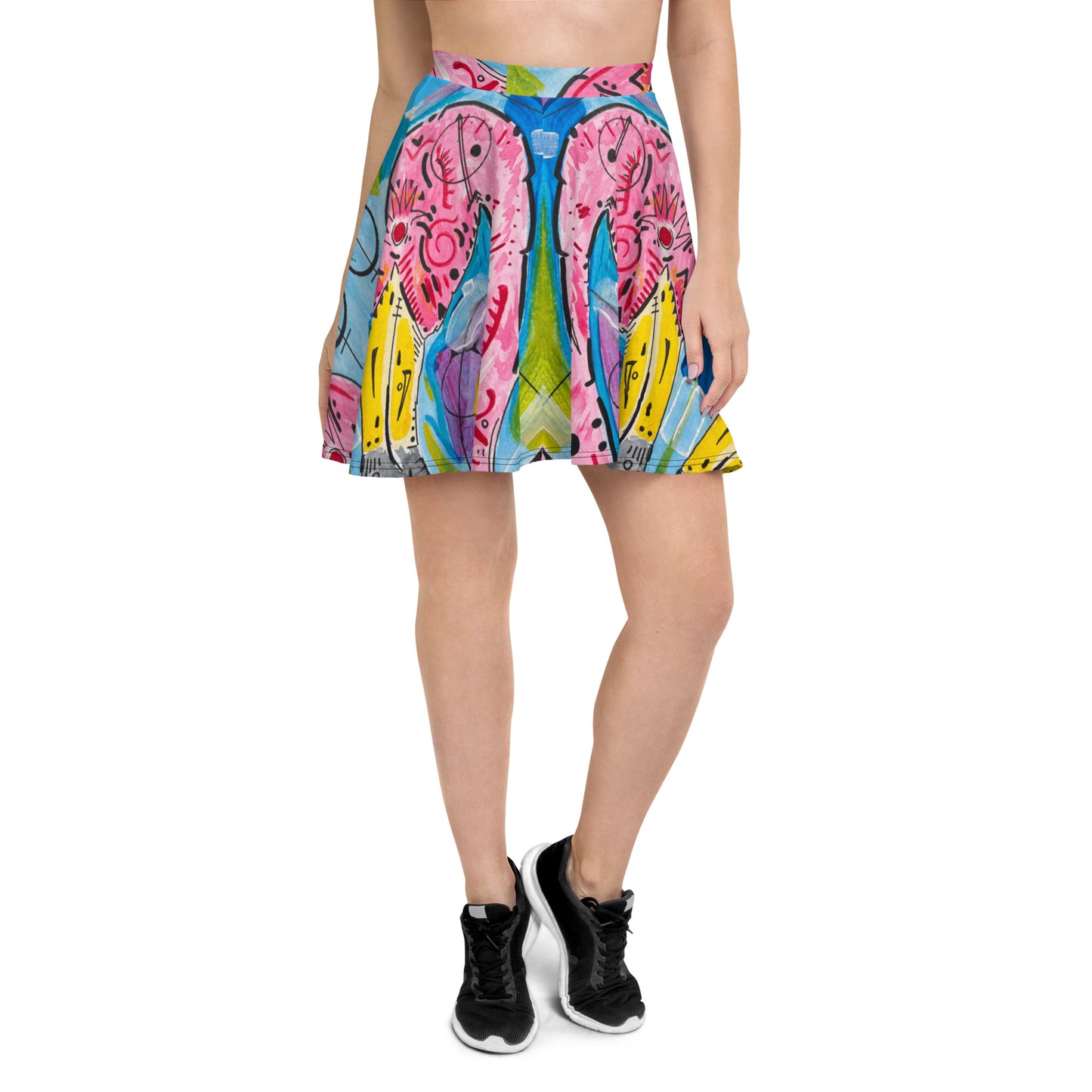 Flamingo Skater Skirt