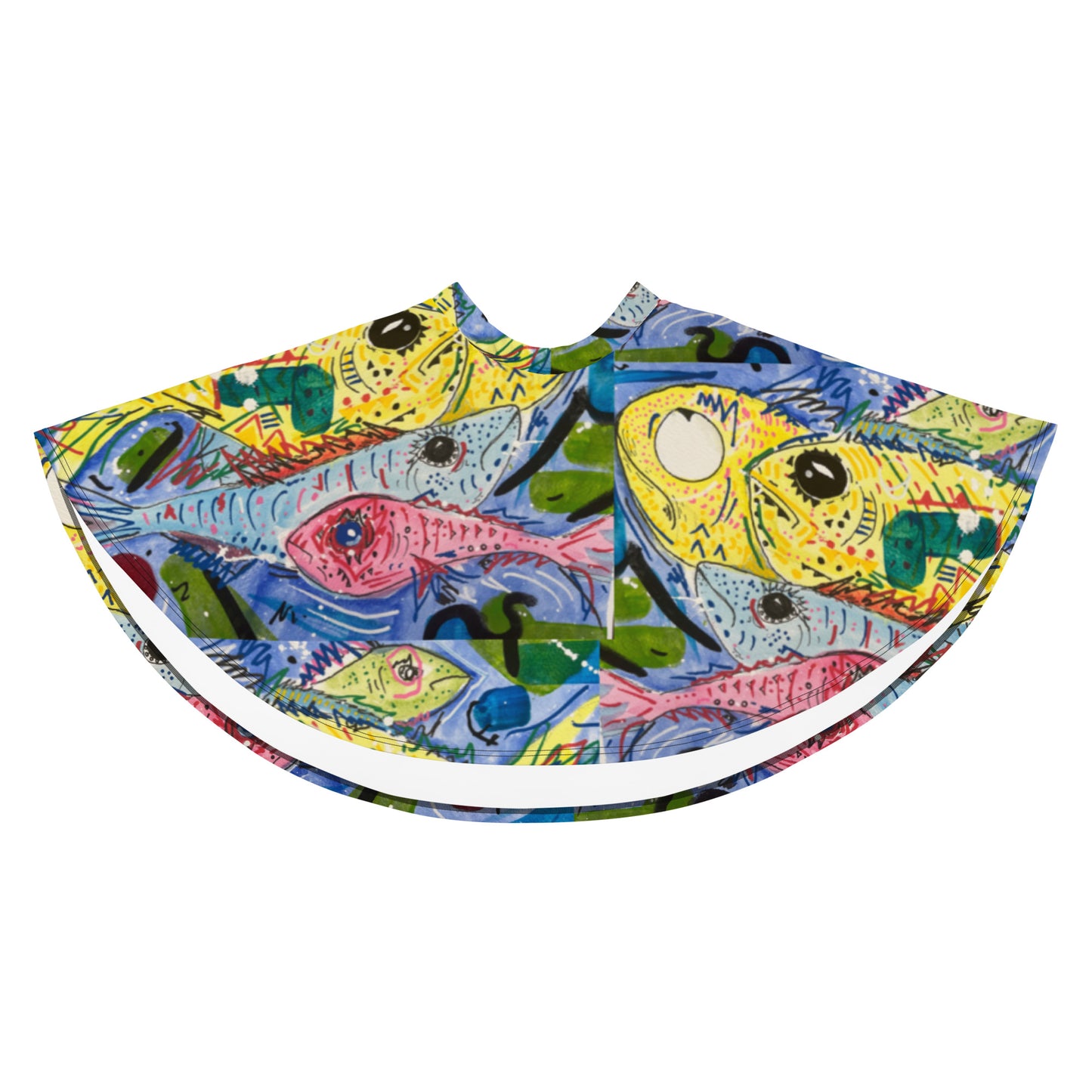 Fish II Skater Skirt