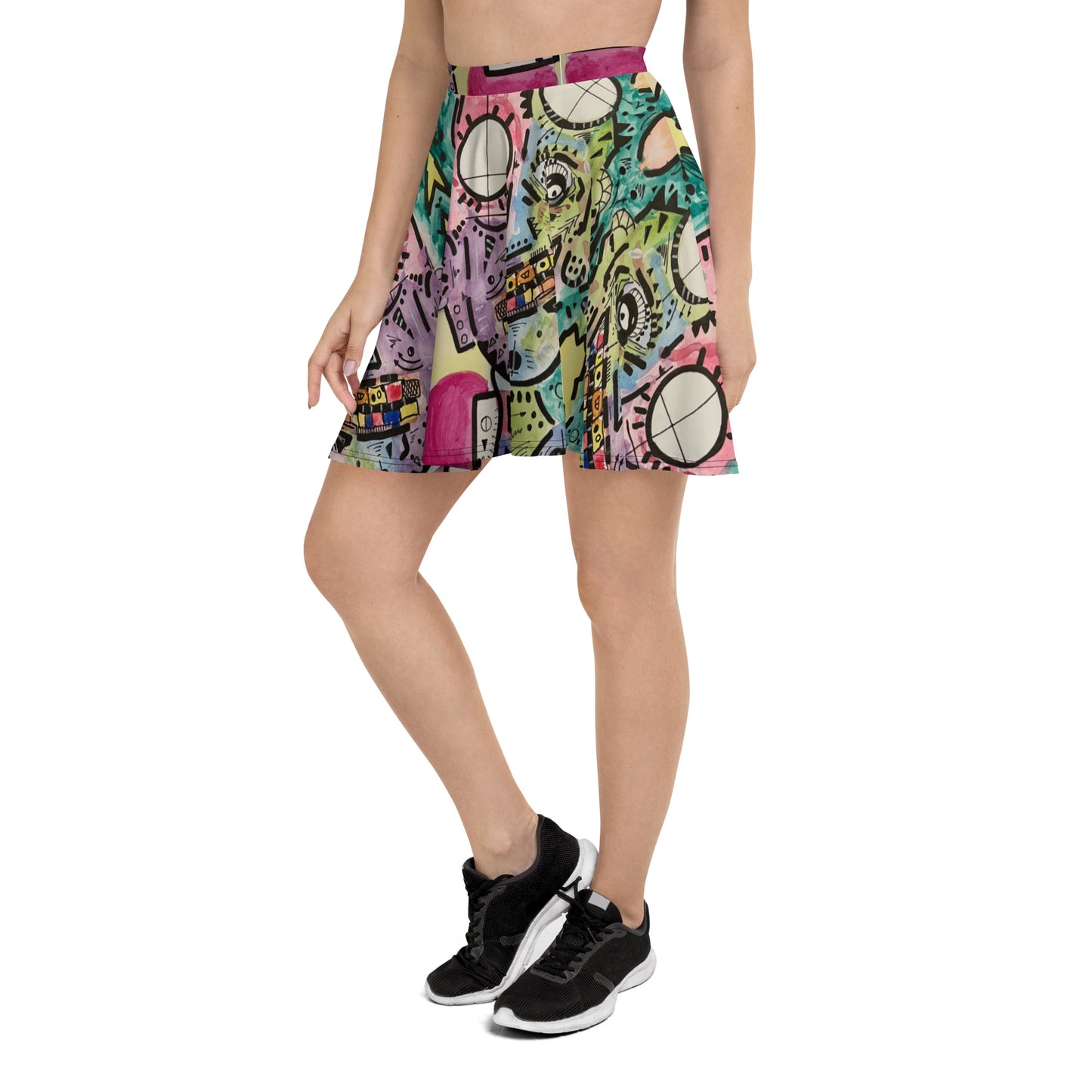 Indian Morning Skater Skirt