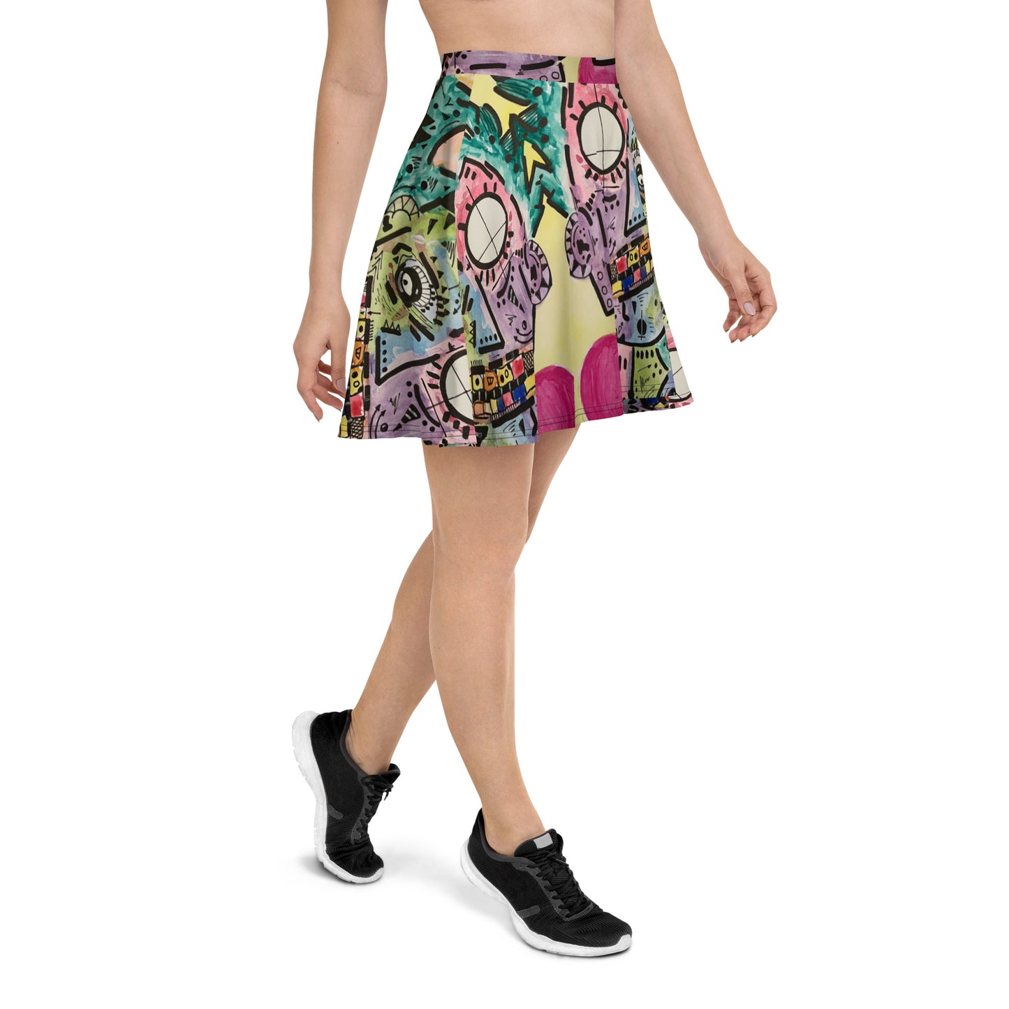 Indian Morning Skater Skirt