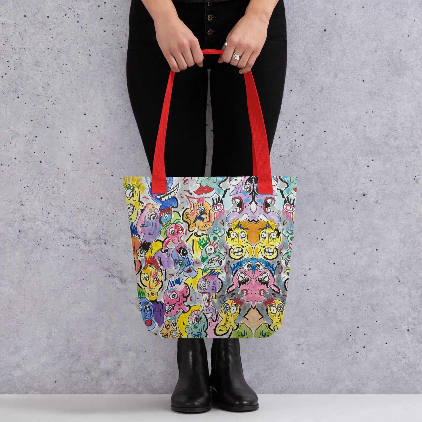 Faces II Tote bag