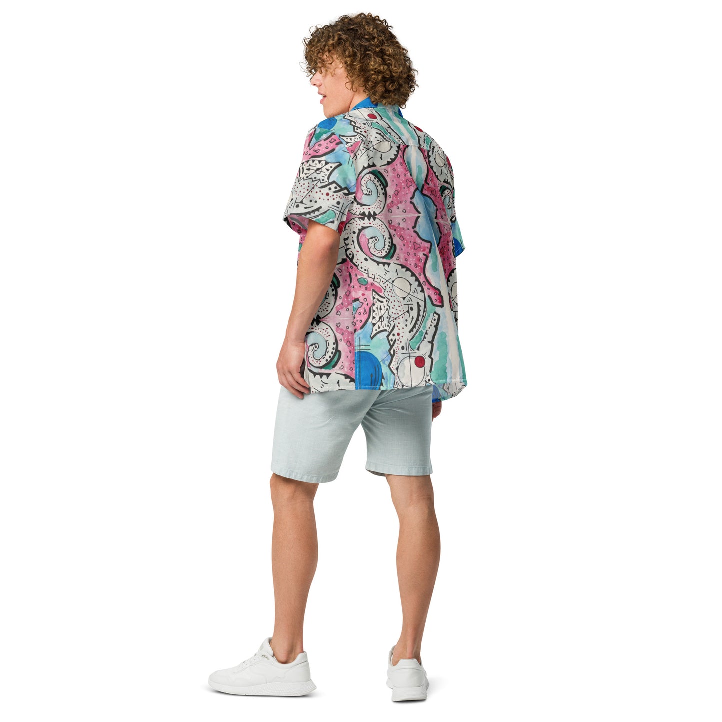 SeaHorse Man button shirt