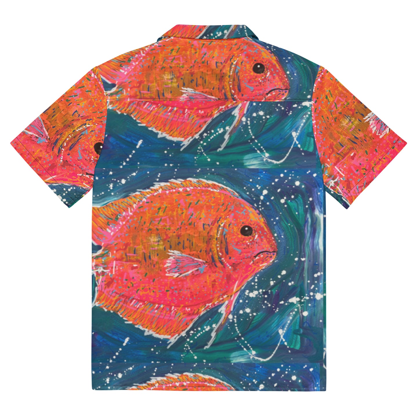 Fish Unisex button shirt